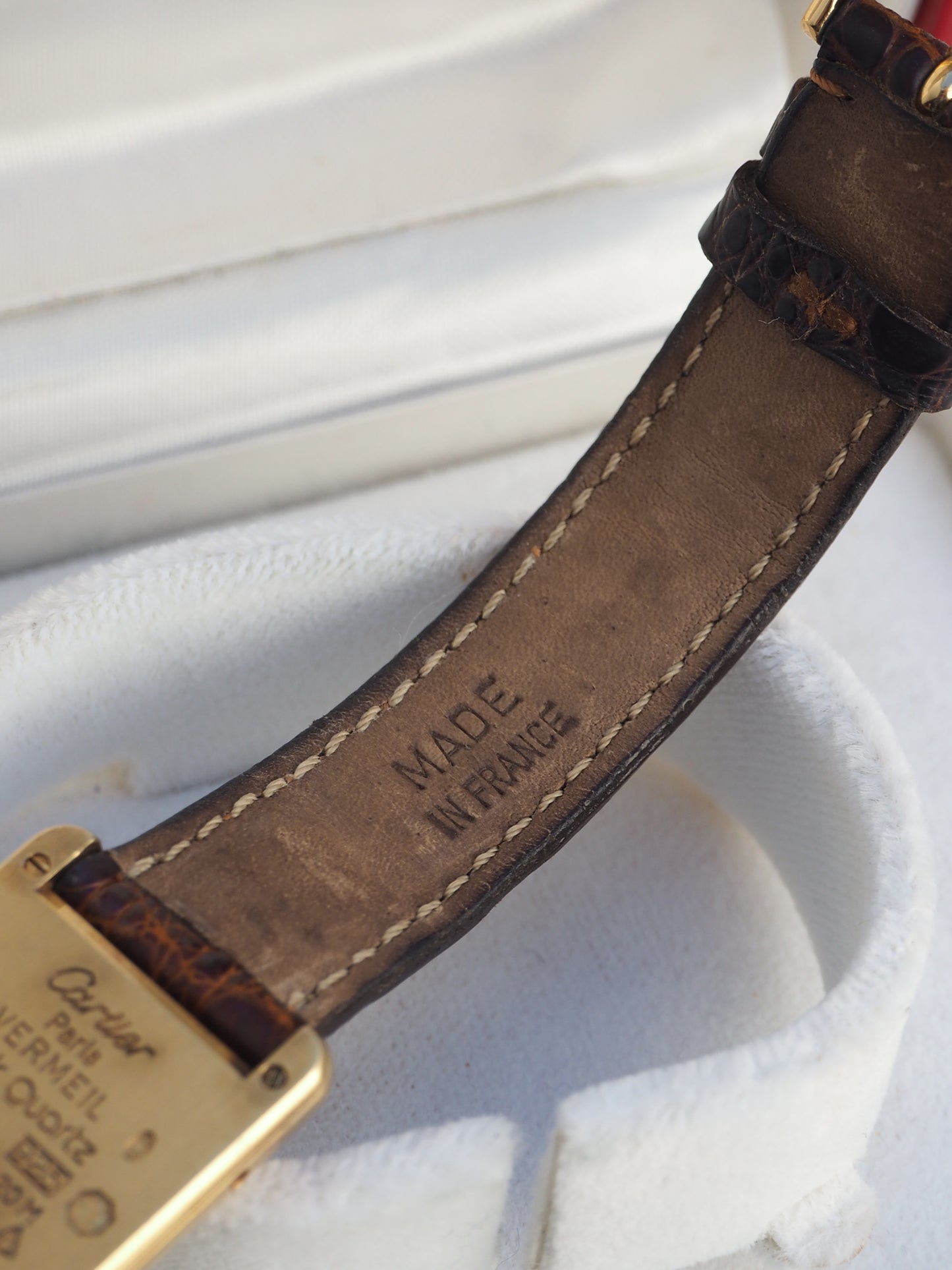 CARTIER TANK VERMEIL WATCH REF. 5057001