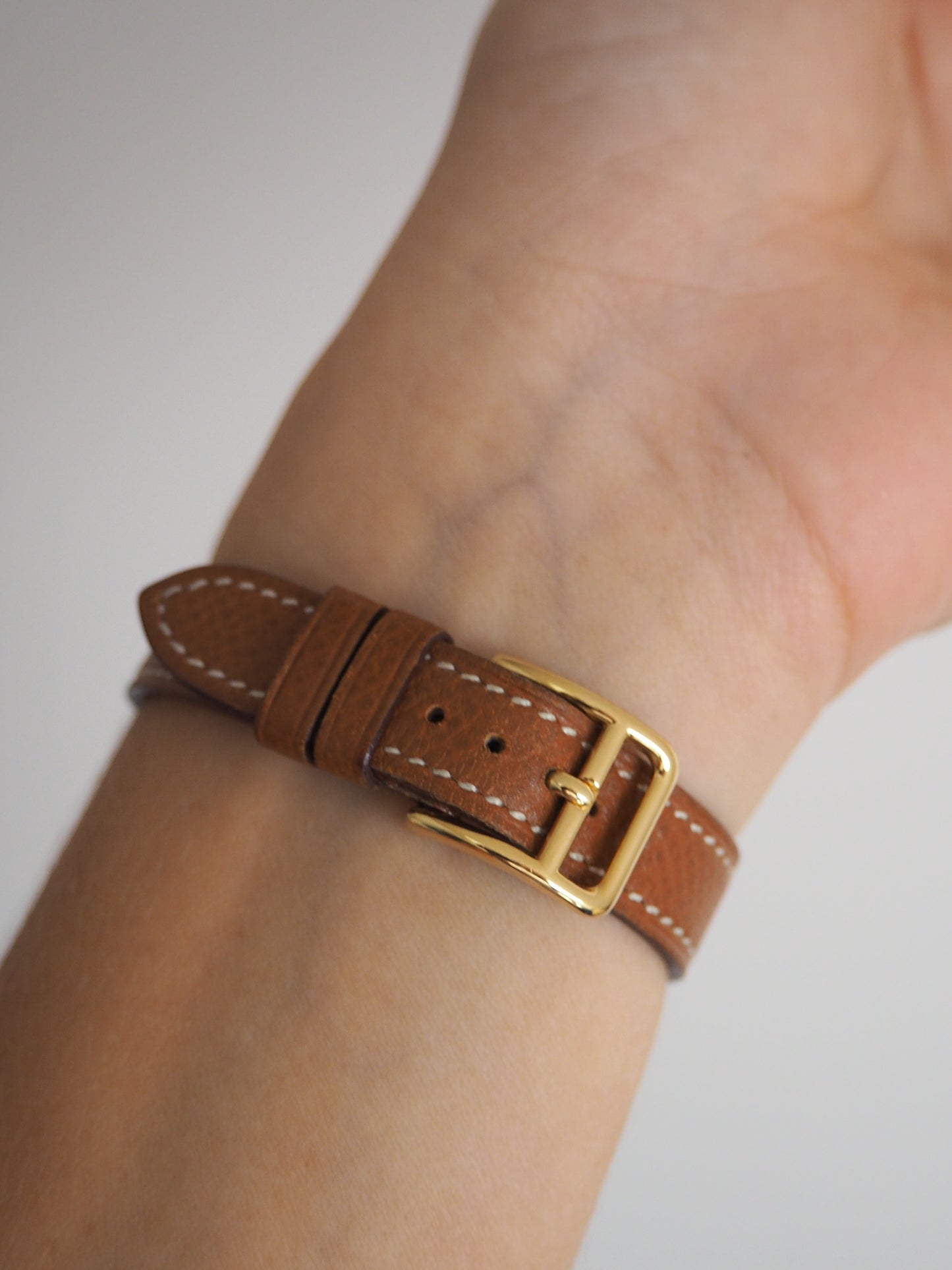 HERMÈS KELLY CADENA WATCH BROWN
