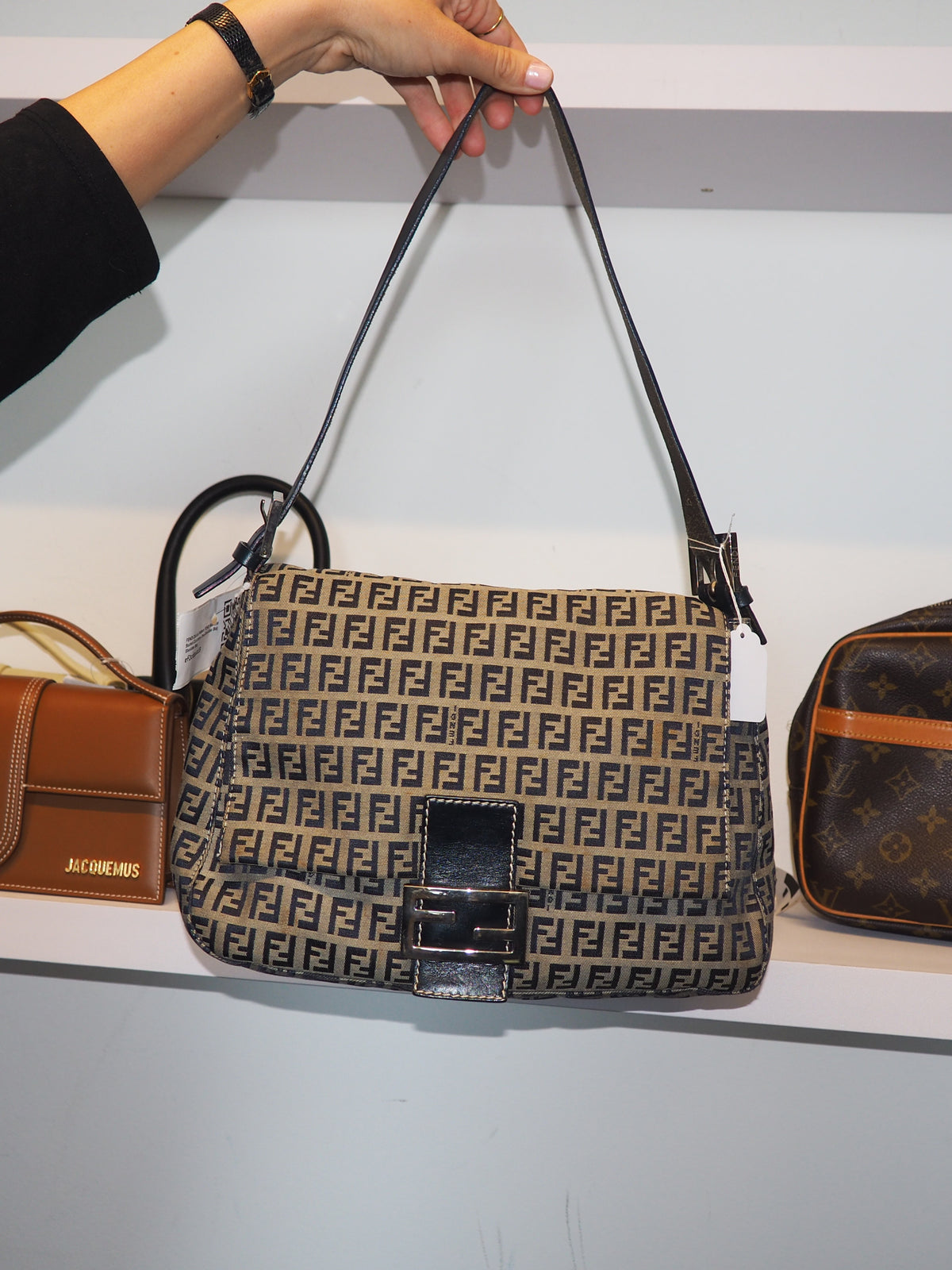 FENDI ZUCCA MAMMA BAGUETTE