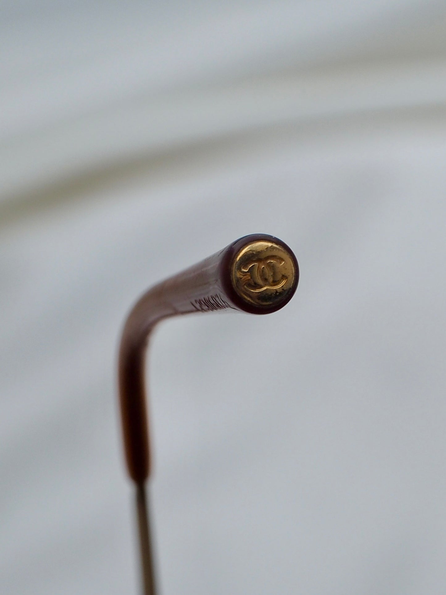 CHANEL 4017-D CRYSTAL CC LOGO RIMLESS SUNGLASSES BROWN