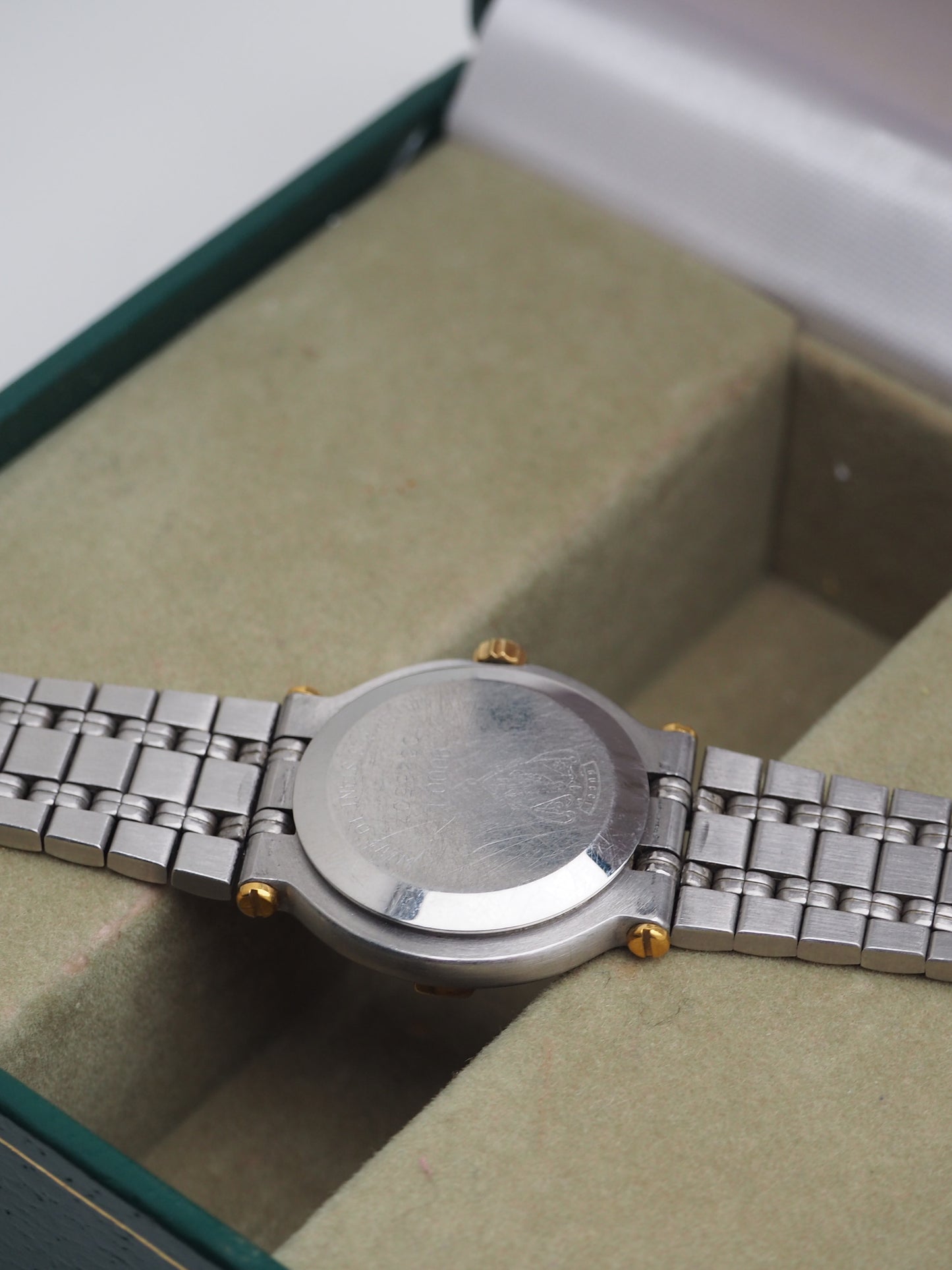GUCCI 9000L TWO-TONE WATCH