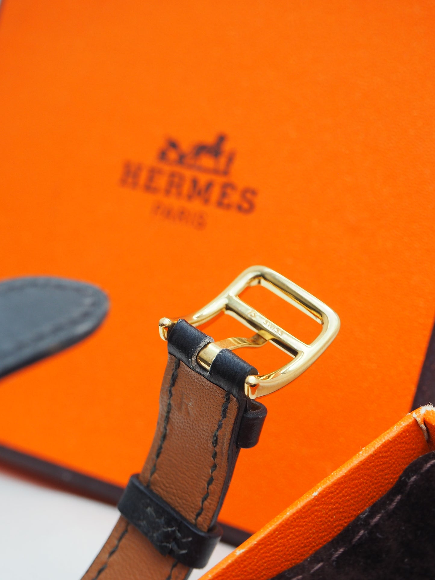 HERMÈS KELLY CADENA WATCH BLACK