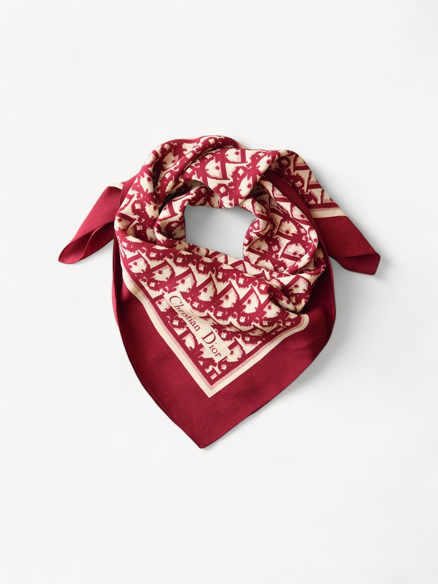 CHRISTIAN DIOR SILK SCARF