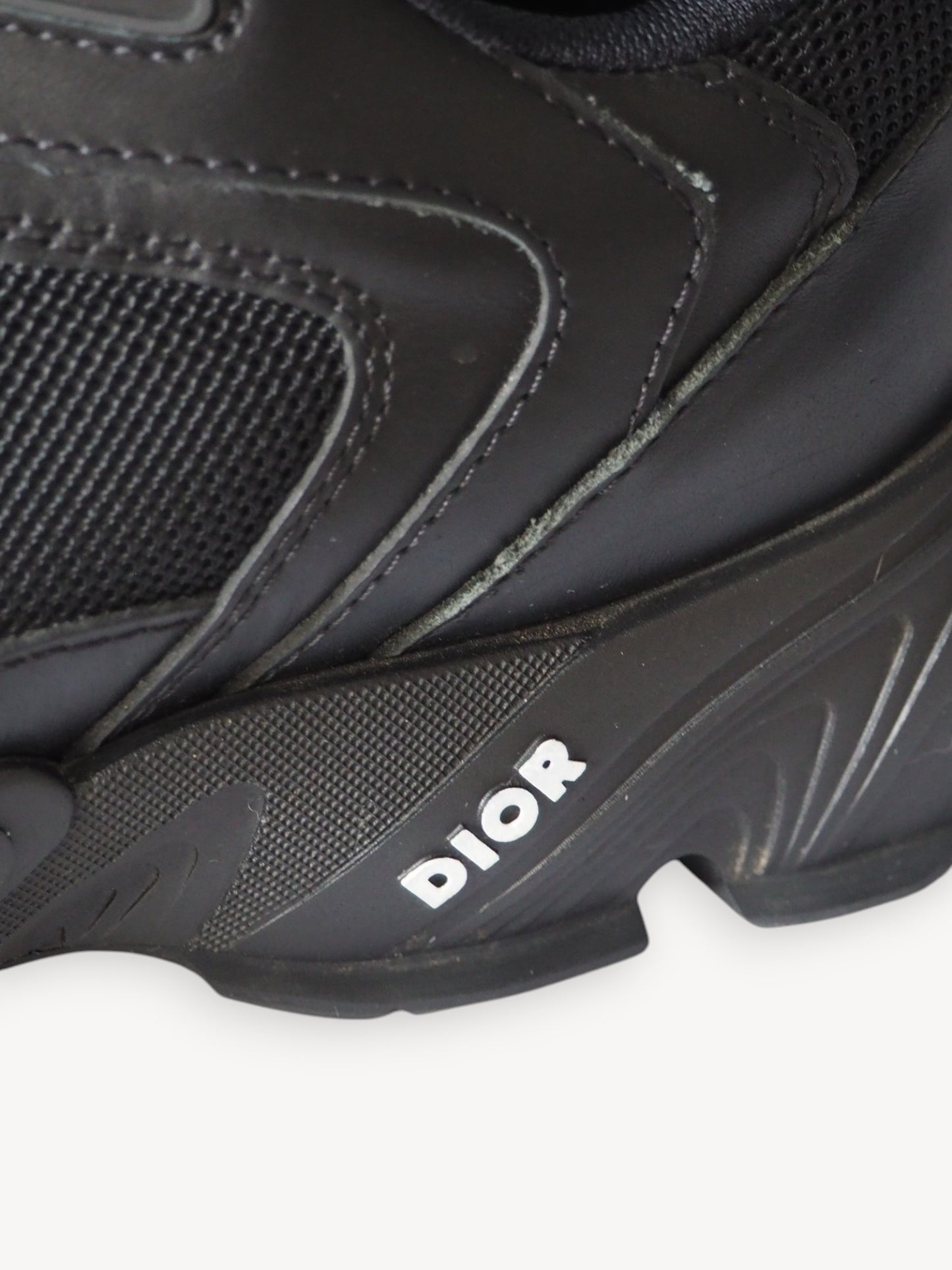 DIOR CD1 LT BLACK SNEAKERS 40