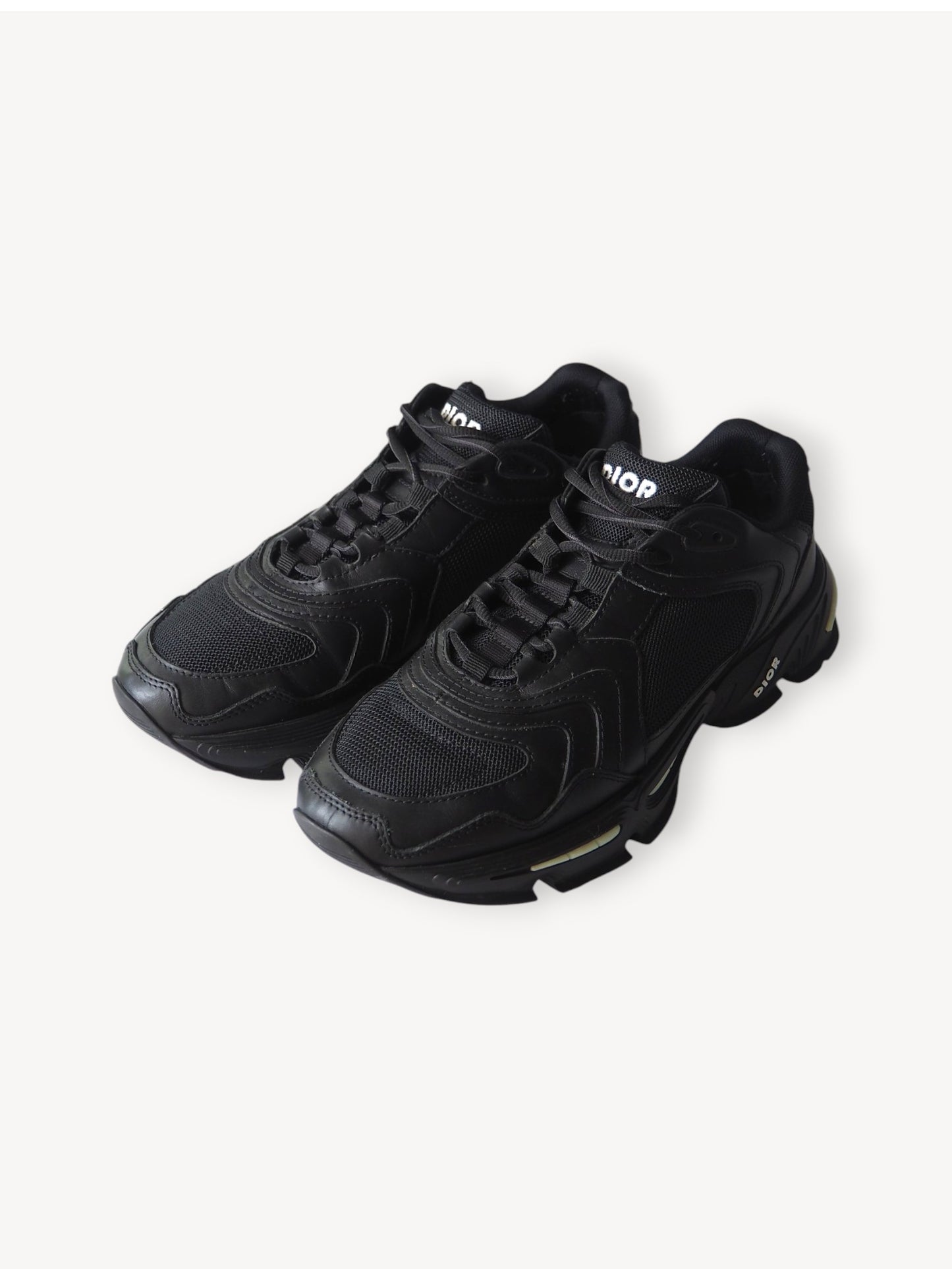 DIOR CD1 LT BLACK SNEAKERS 40