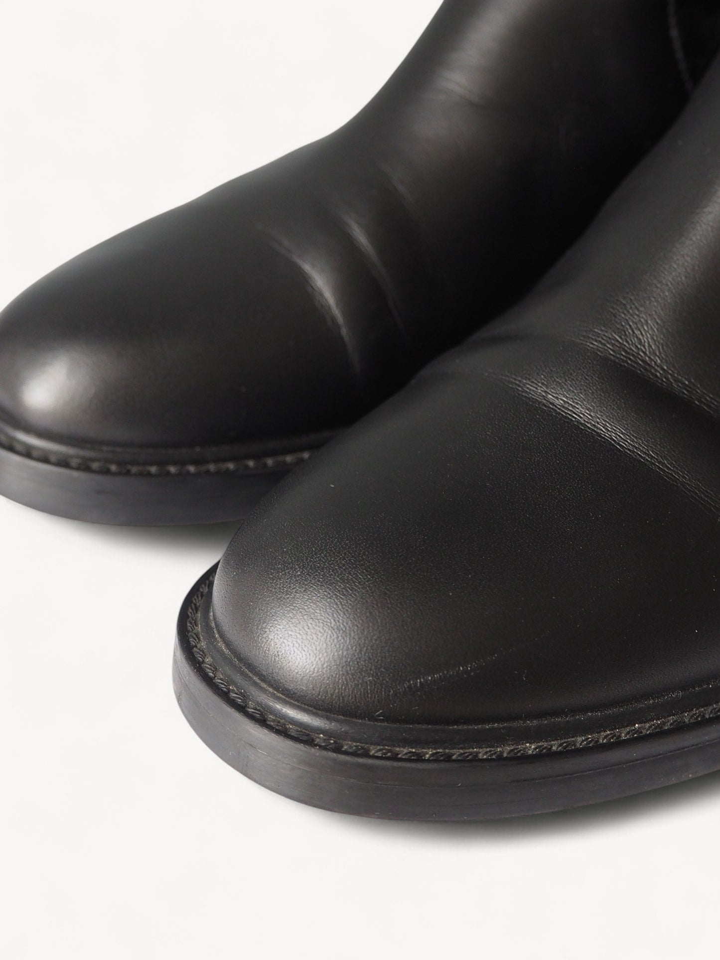 GUCCI MAUD GUCCISSIMA LEATHER ANKLE BOOTS 40