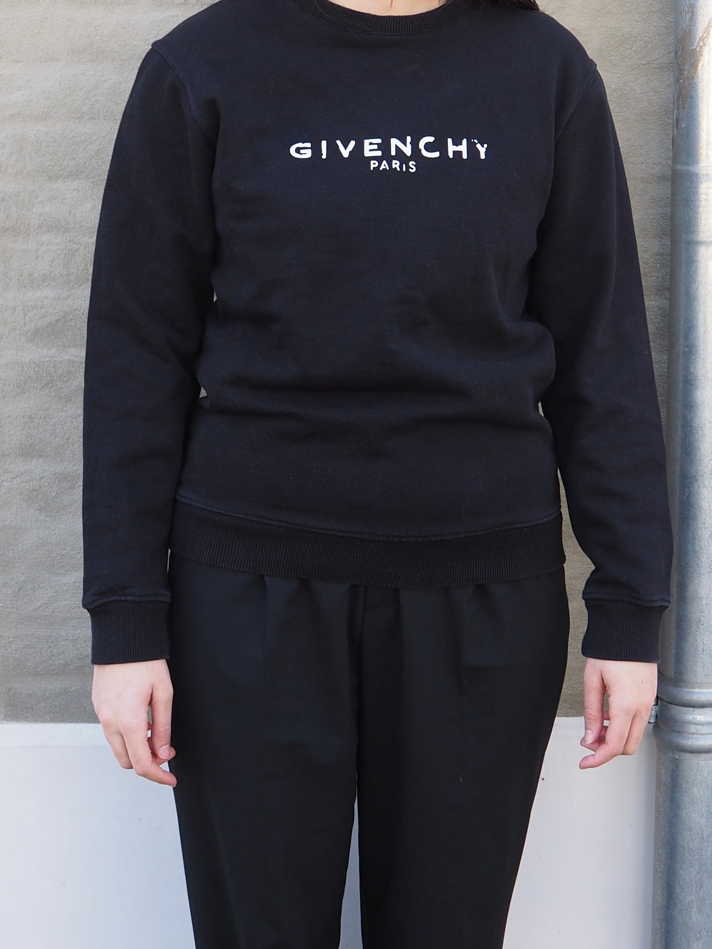 GIVENCHY FADED LOGO SWEATER