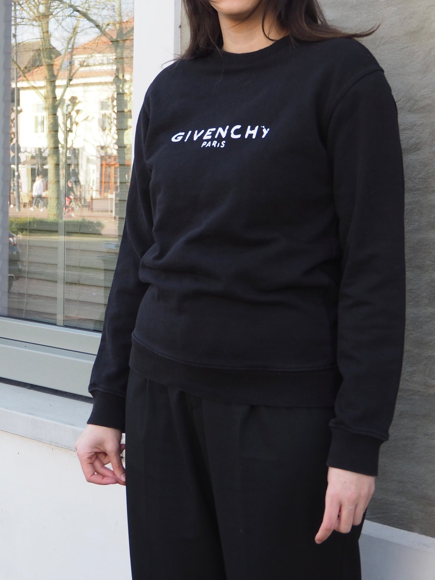 GIVENCHY FADED LOGO SWEATER