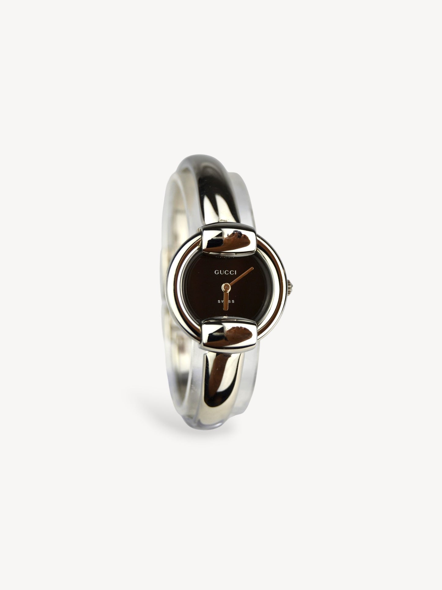GUCCI 1400L WATCH SILVER/BLACK