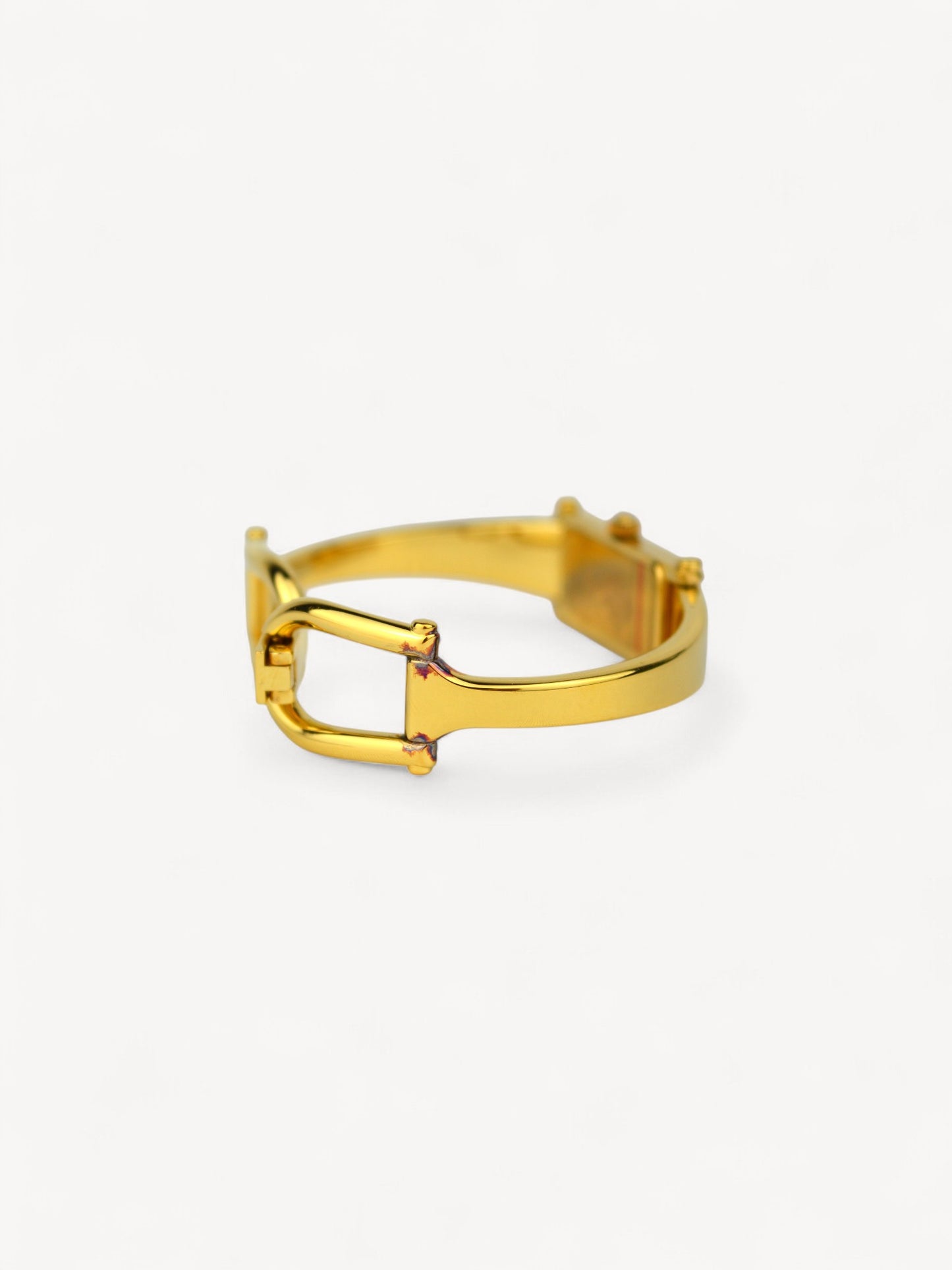 GUCCI 1500L HORSEBIT WATCH GOLD/BLACK