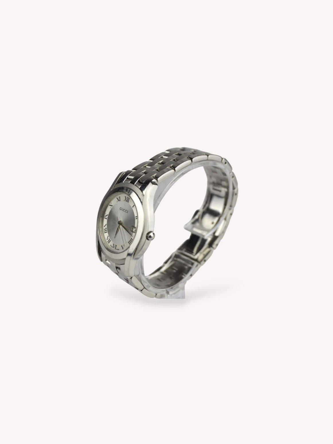 GUCCI 5500M WATCH SILVER