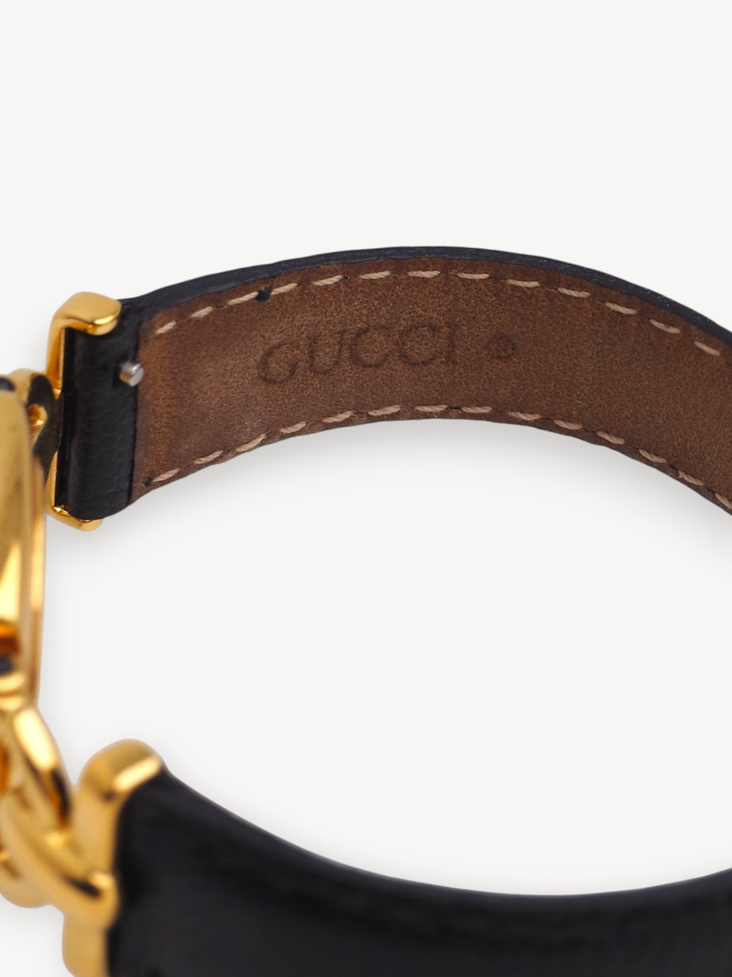 GUCCI 6300L HORSEBIT WATCH BLACK