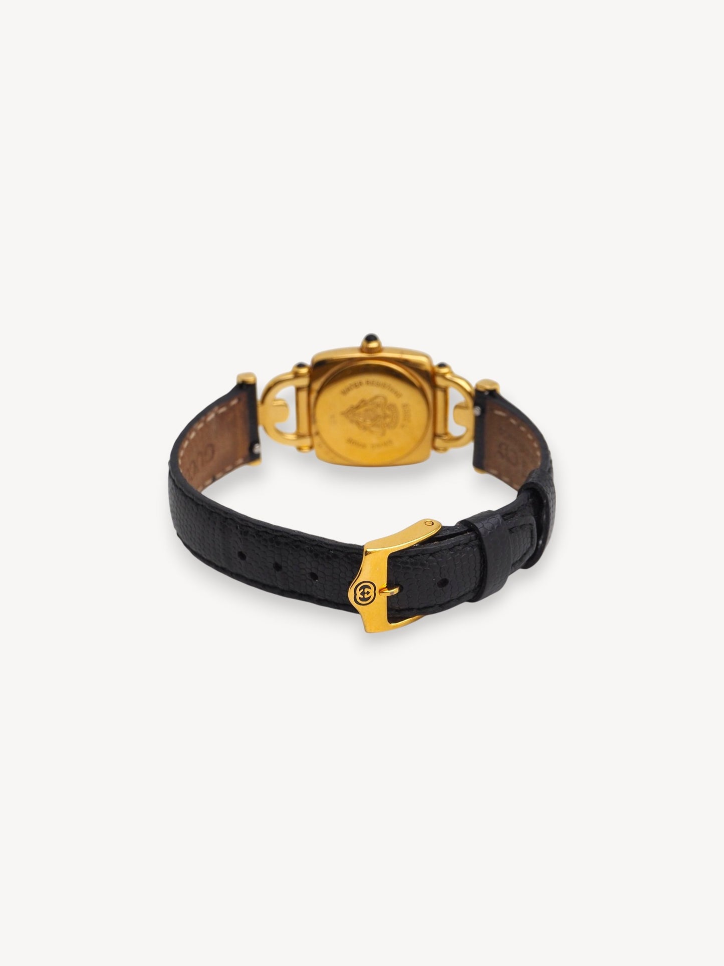 GUCCI 6300L HORSEBIT WATCH BLACK