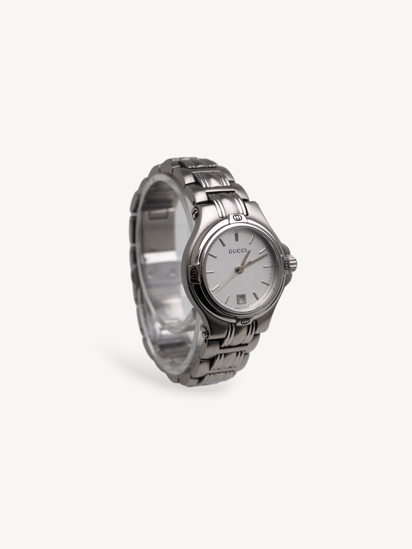 GUCCI 9040L WATCH SILVER