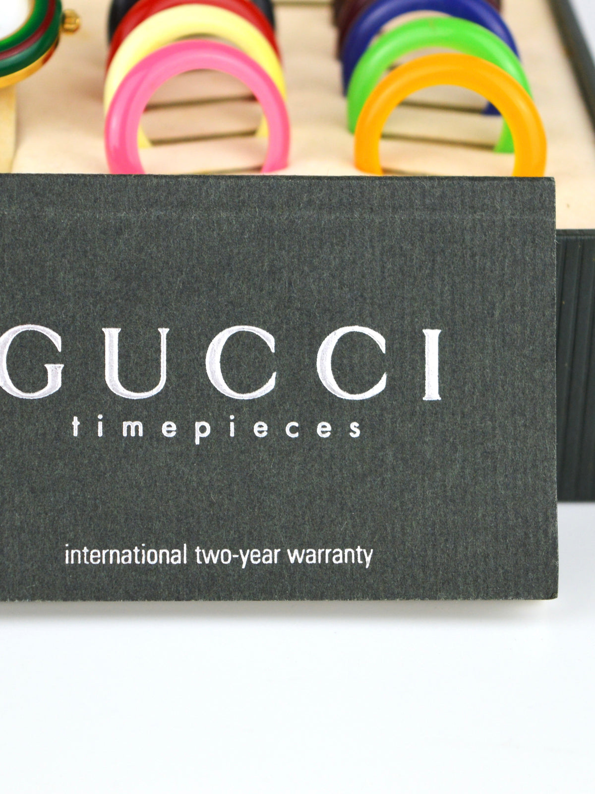 GUCCI INTERCHANGEABLE BEZEL WATCH