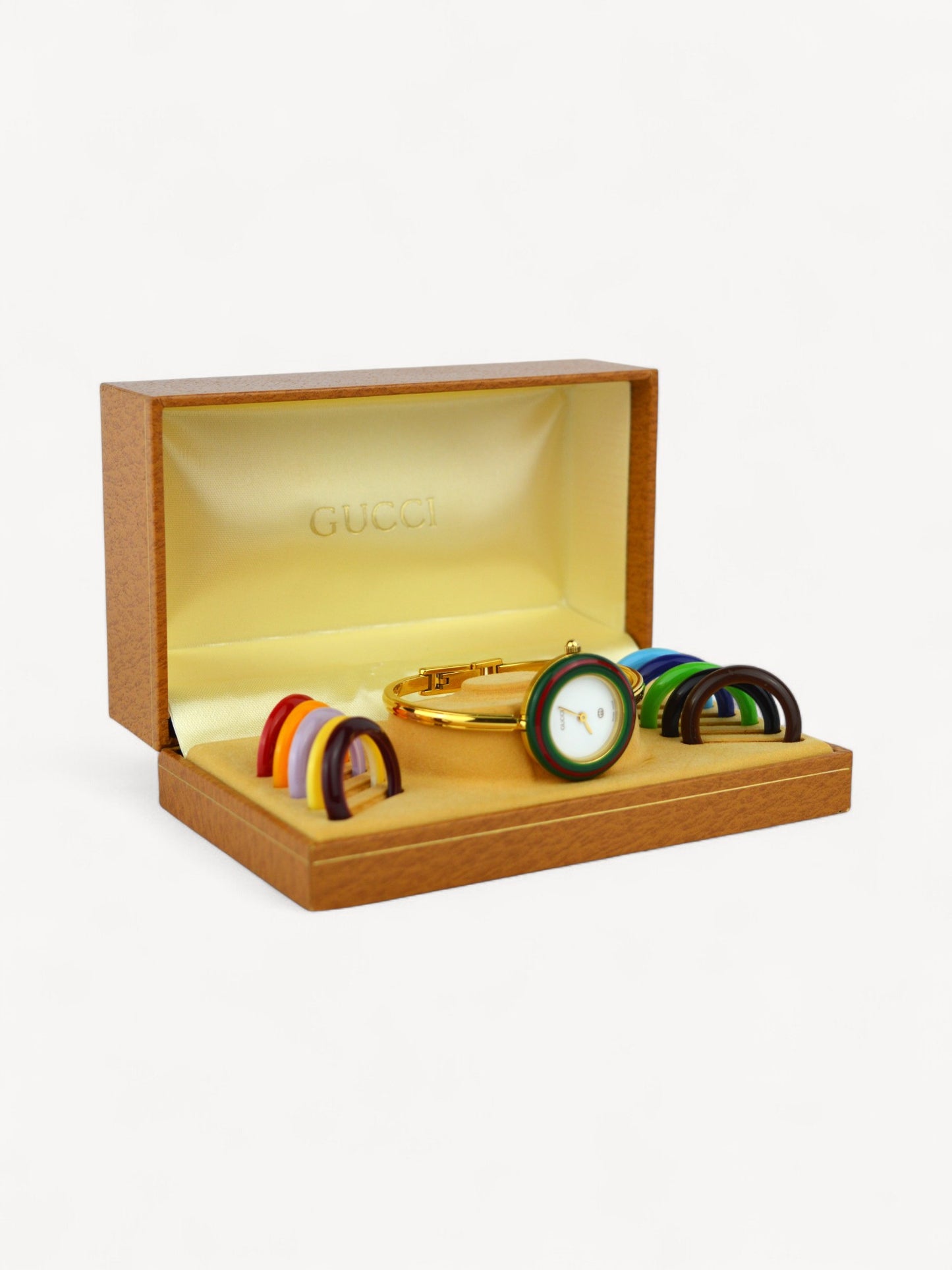 GUCCI INTERCHANGEABLE BEZEL WATCH