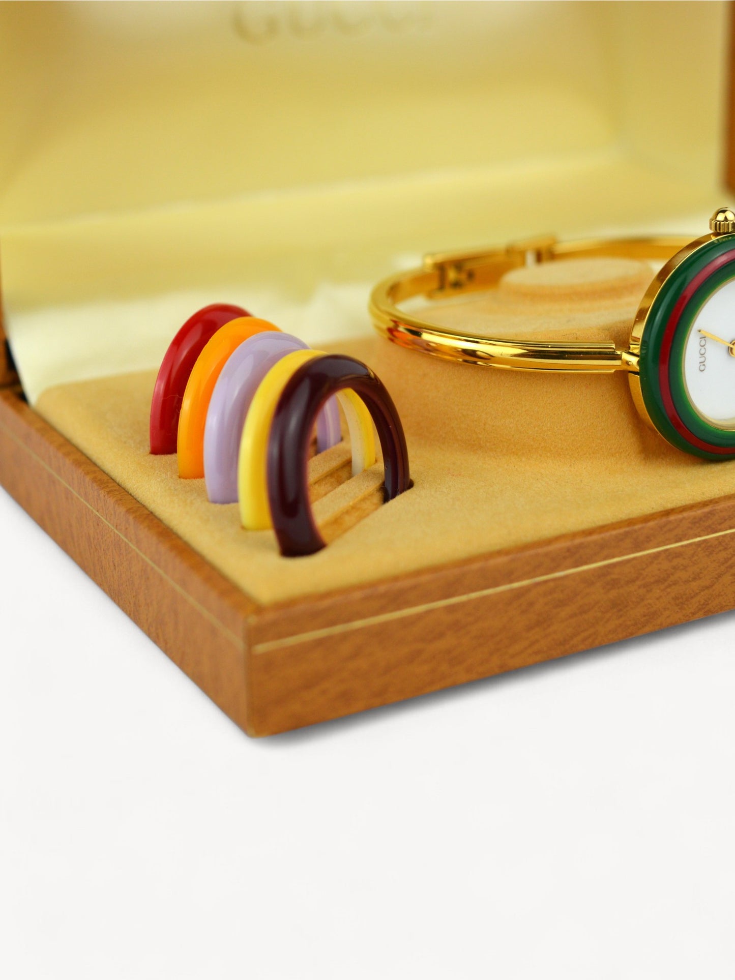 GUCCI INTERCHANGEABLE BEZEL WATCH