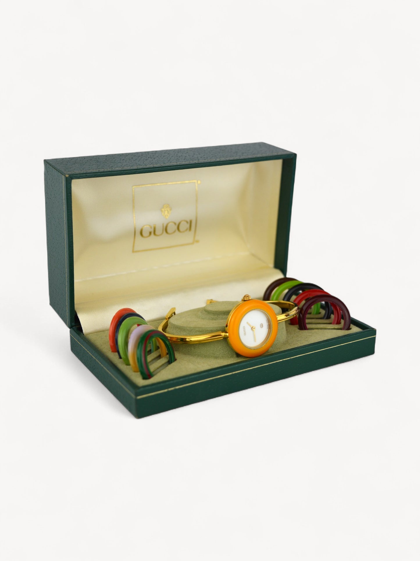 GUCCI INTERCHANGEABLE BEZEL WATCH