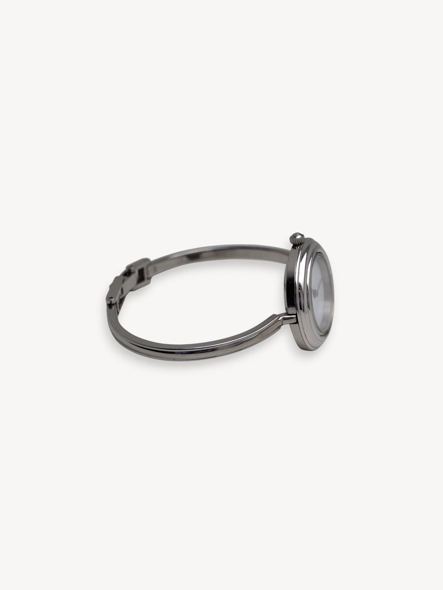GUCCI INTERCHANGEABLE BEZEL WATCH SILVER