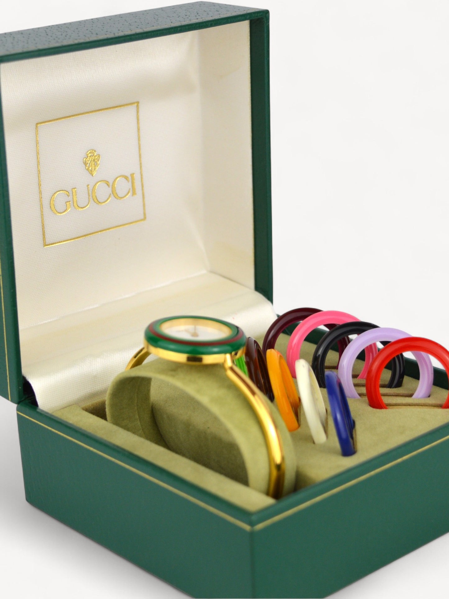 GUCCI INTERCHANGEABLE BEZEL WATCH