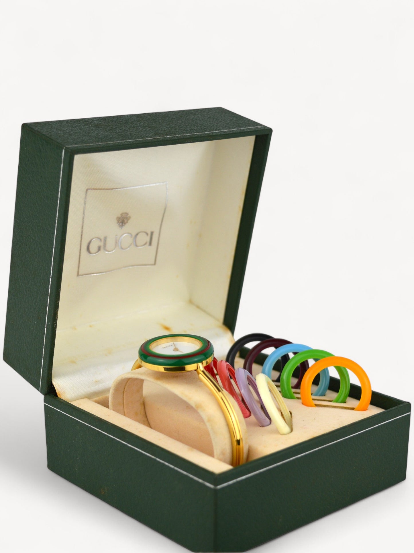 GUCCI INTERCHANGEABLE BEZEL WATCH