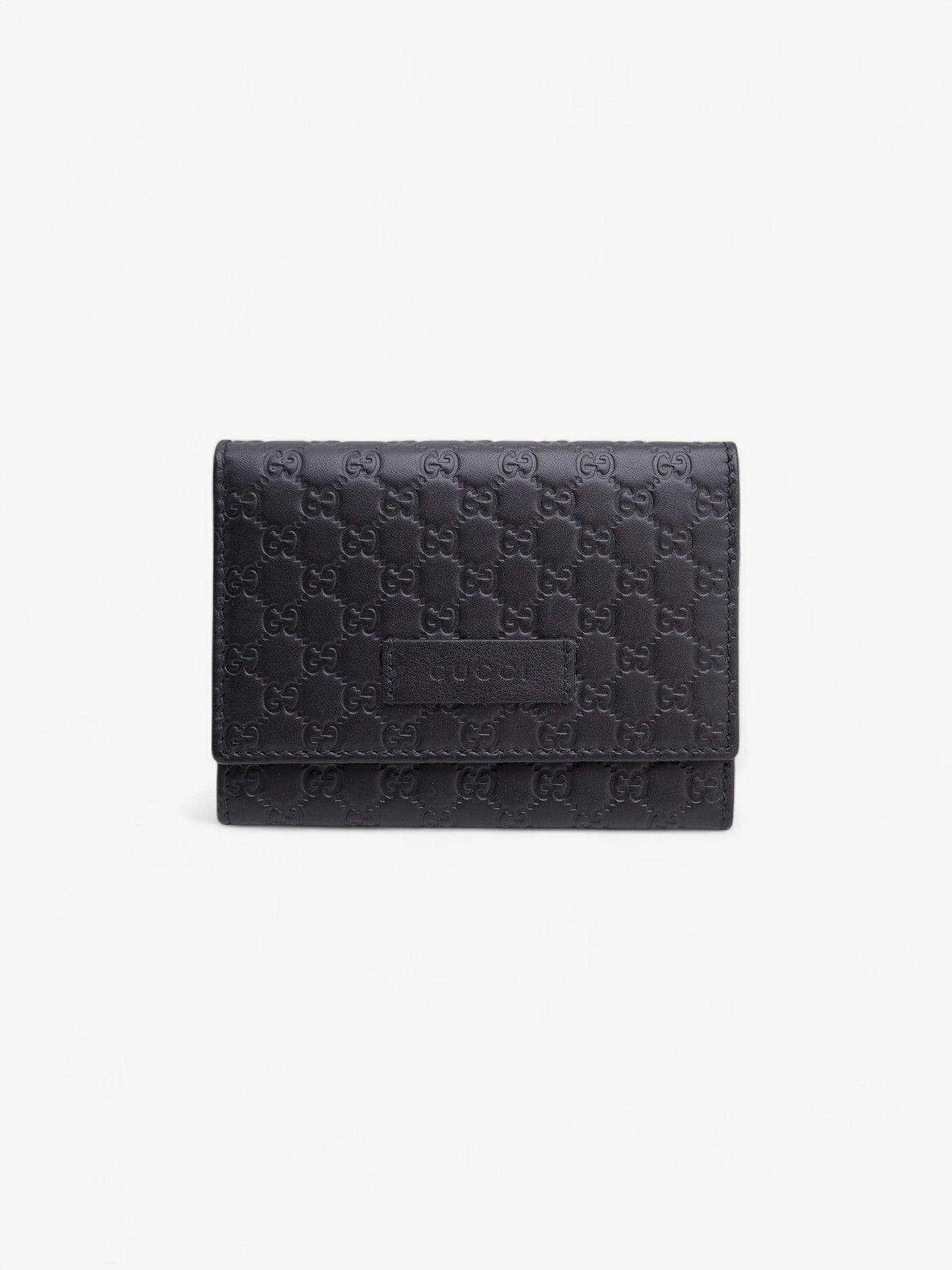 GUCCI GUCCISSIMA CARD HOLDER BLACK