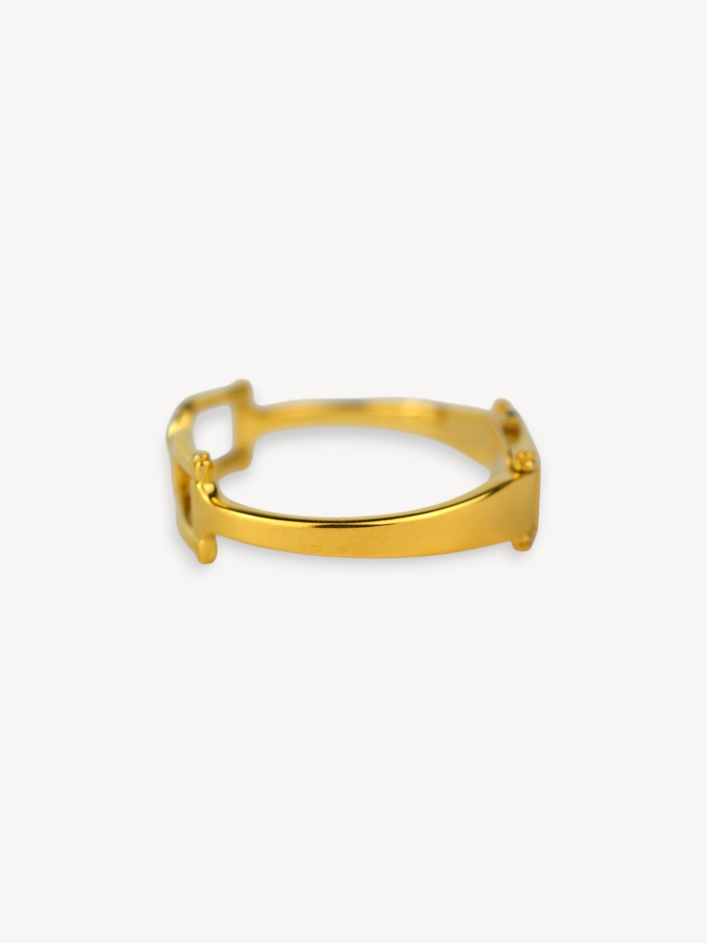 GUCCI 1500L HORSEBIT WATCH GOLD/BLACK