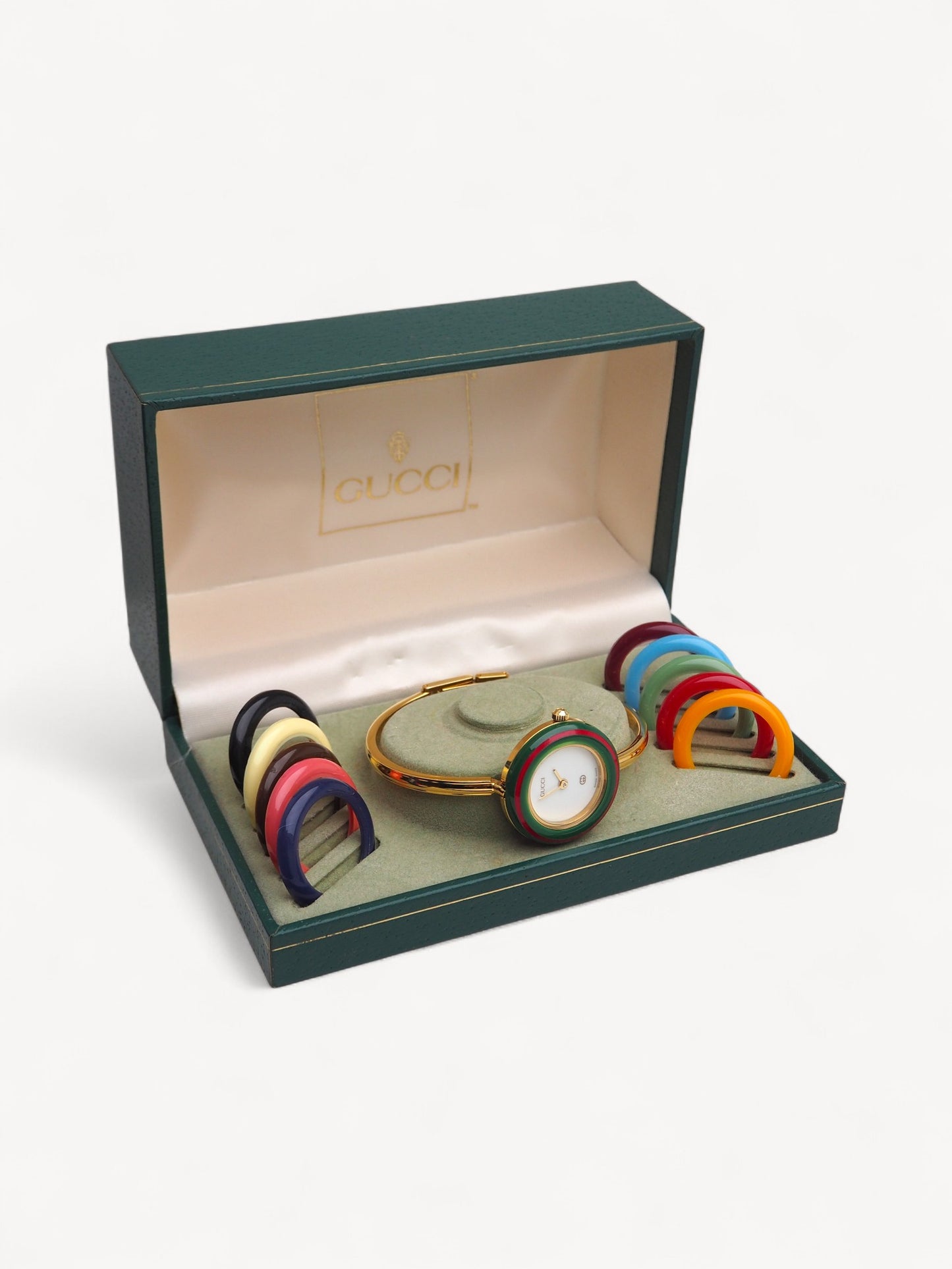 GUCCI INTERCHANGEABLE BEZEL WATCH