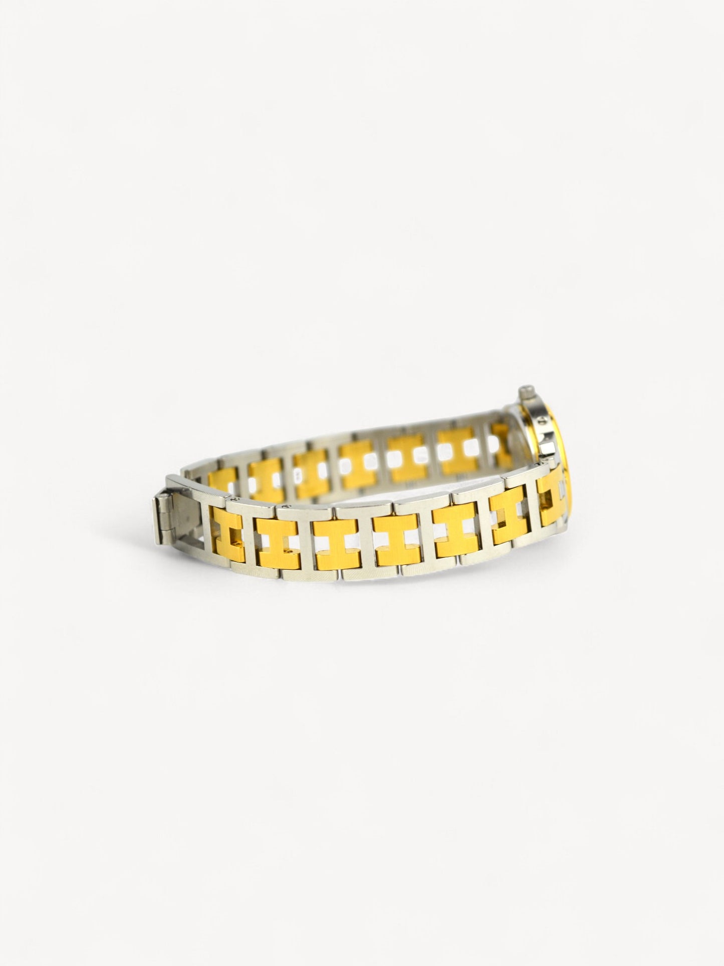 HERMÈS TWO-TONE CLIPPER WATCH