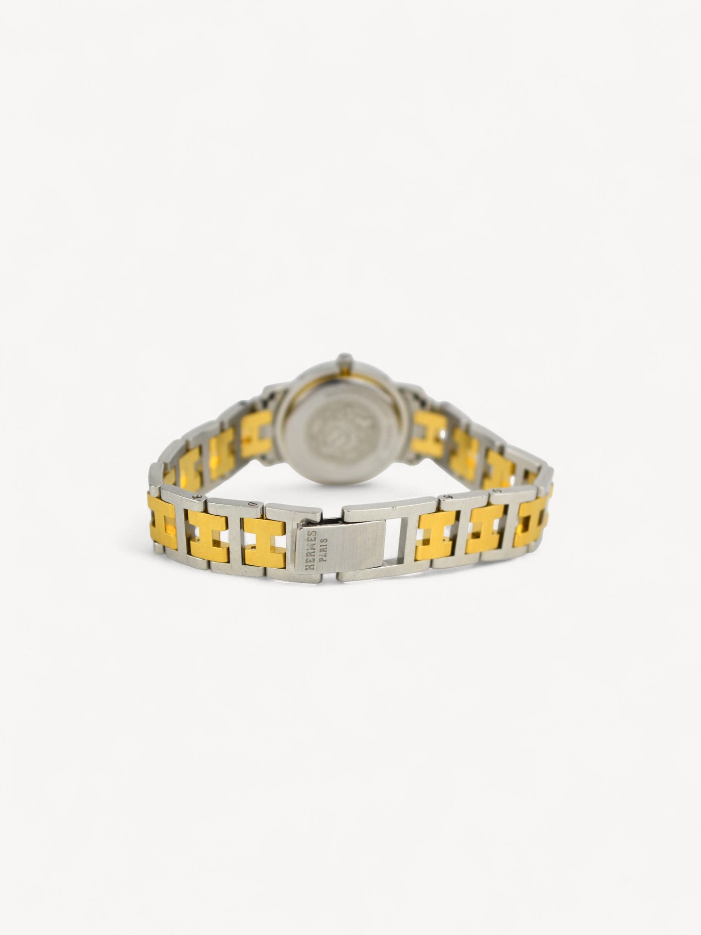 HERMÈS TWO-TONE CLIPPER WATCH