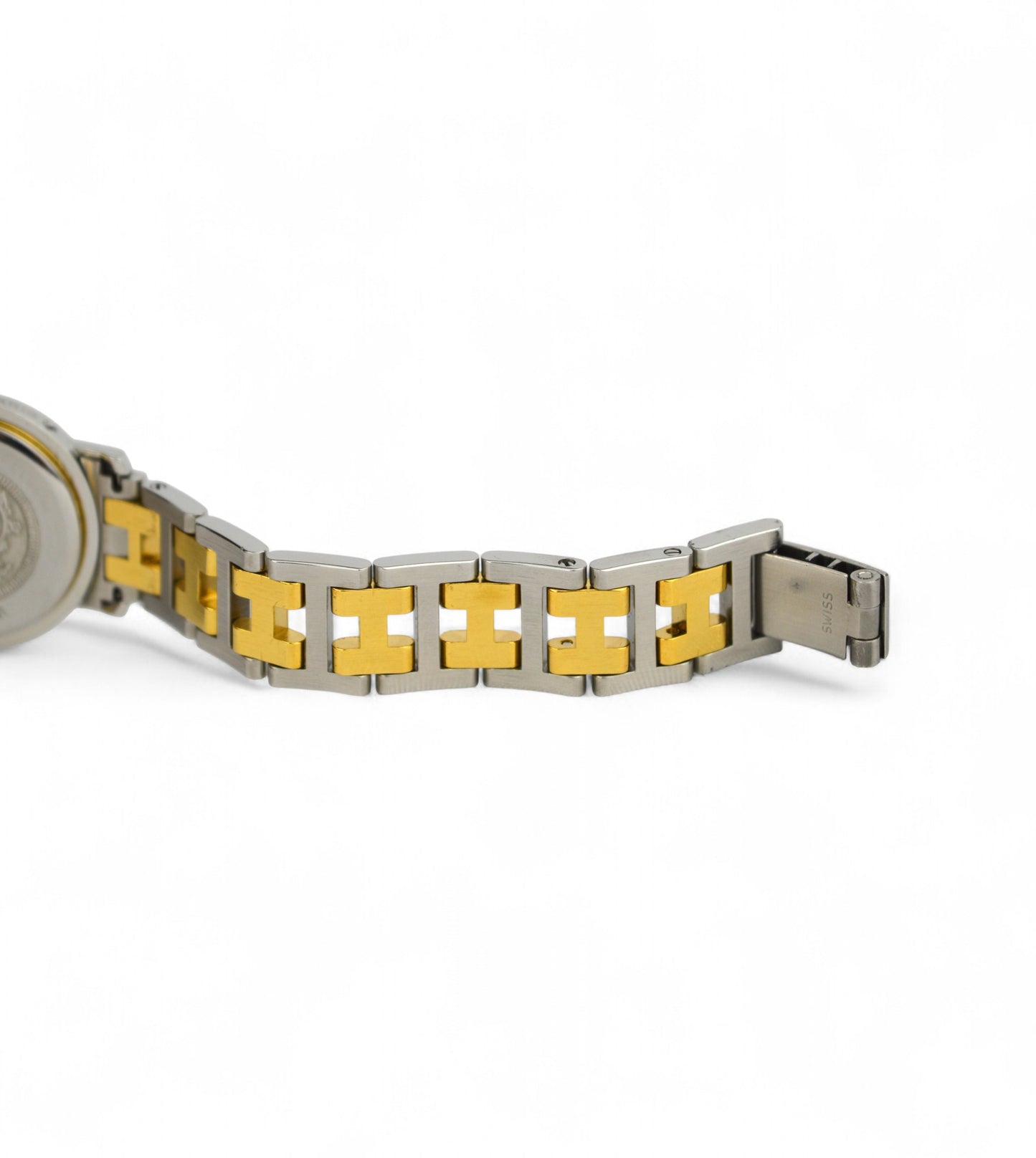HERMÈS TWO-TONE CLIPPER WATCH