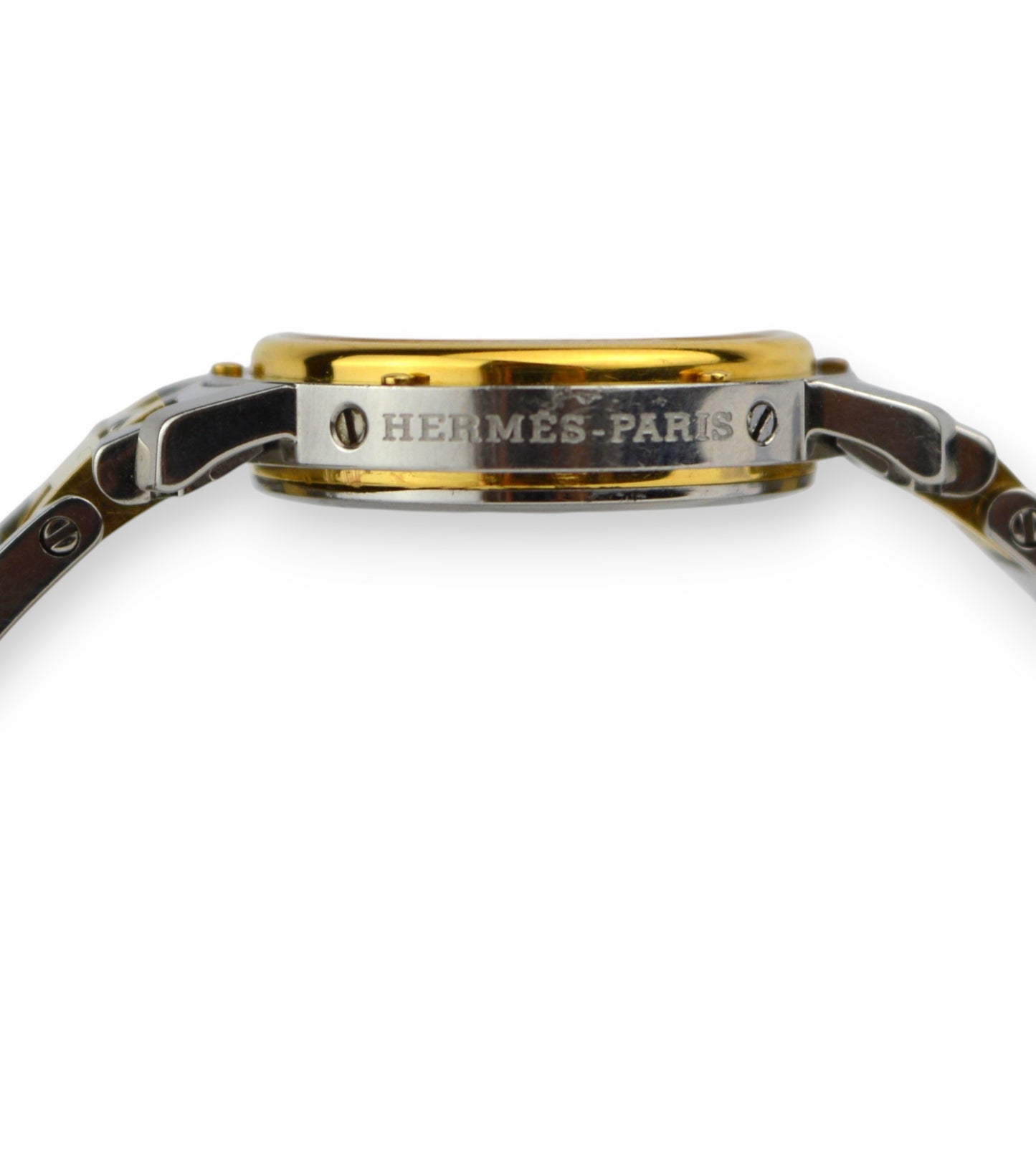 HERMÈS TWO-TONE CLIPPER WATCH