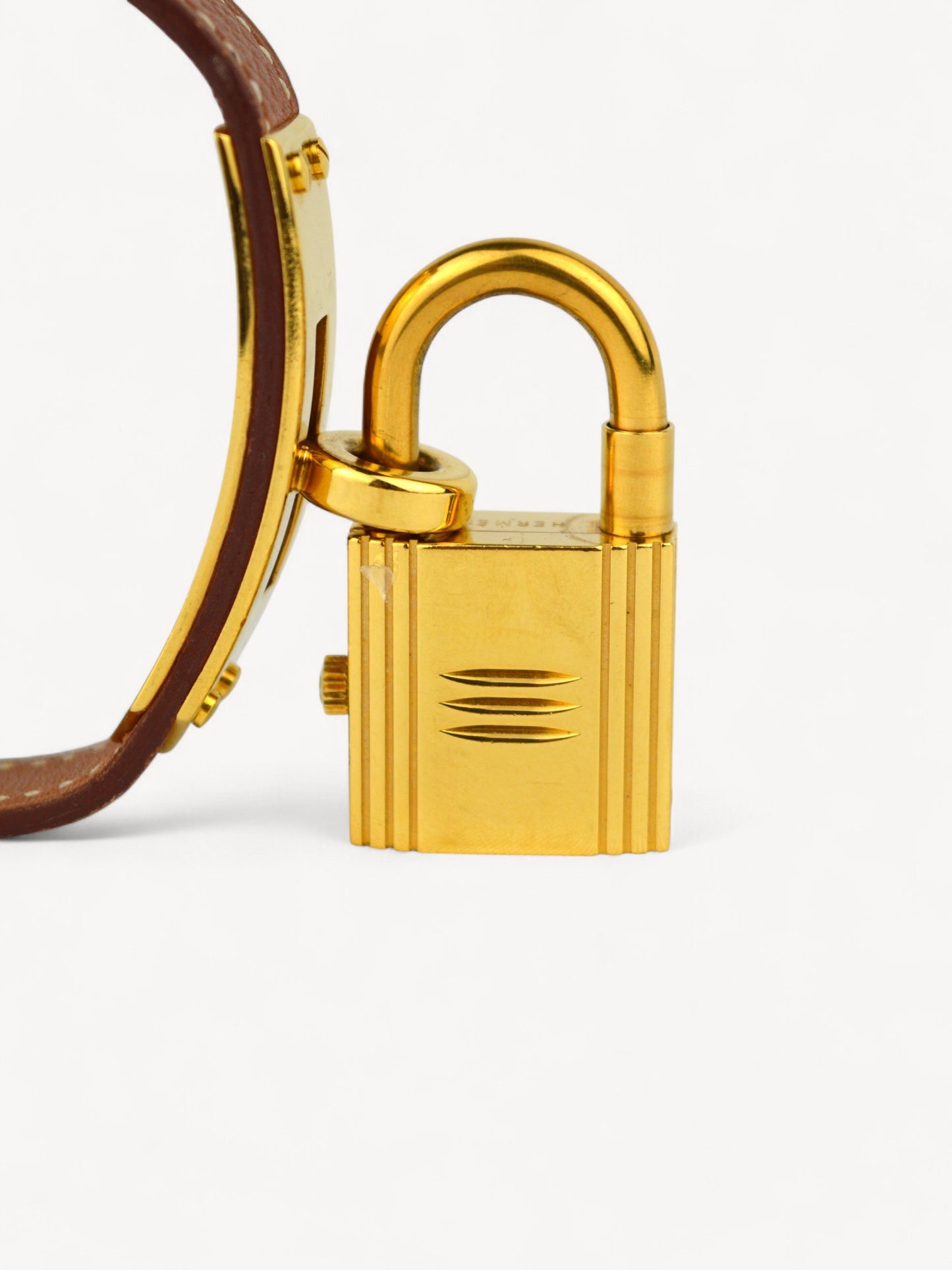 HERMÈS KELLY CADENA WATCH BROWN