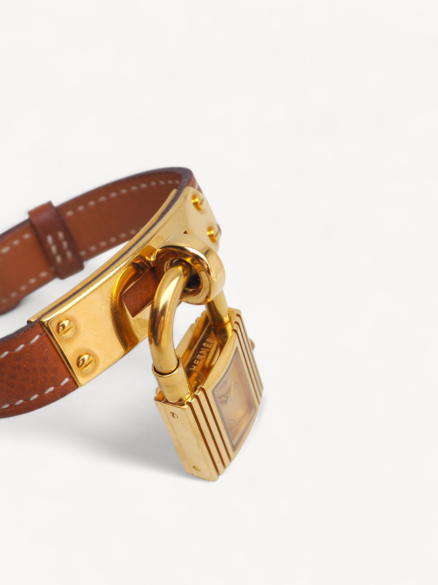 HERMÈS KELLY CADENA WATCH BROWN
