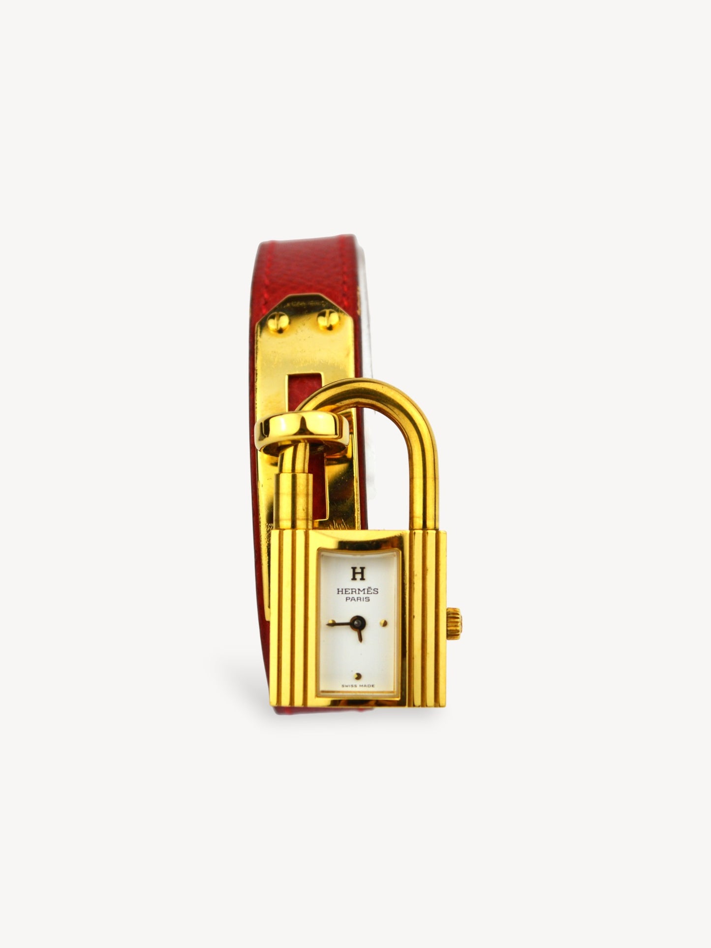 HERMÈS KELLY CADENA WATCH RED