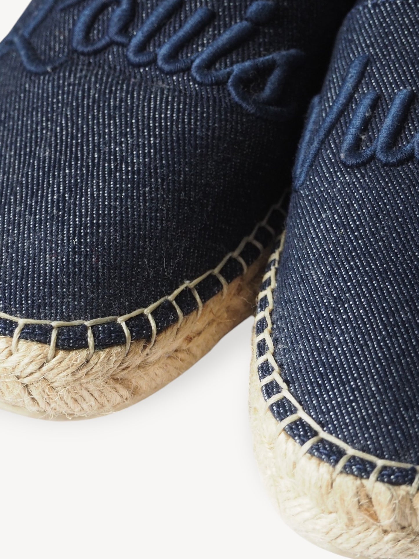 LOUIS VUITTON DENIM WATERFALL ESPADRILLES