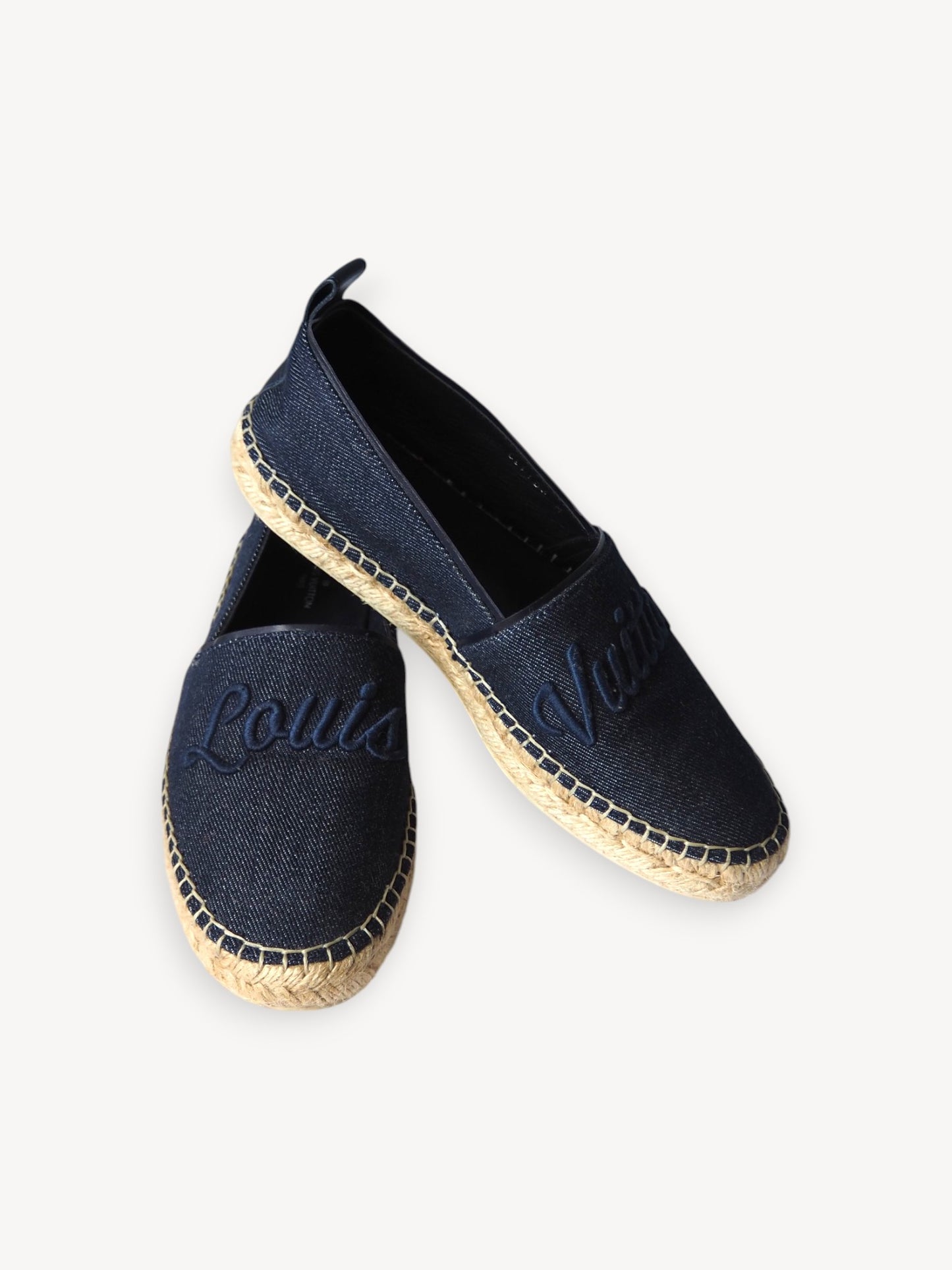 LOUIS VUITTON DENIM WATERFALL ESPADRILLES