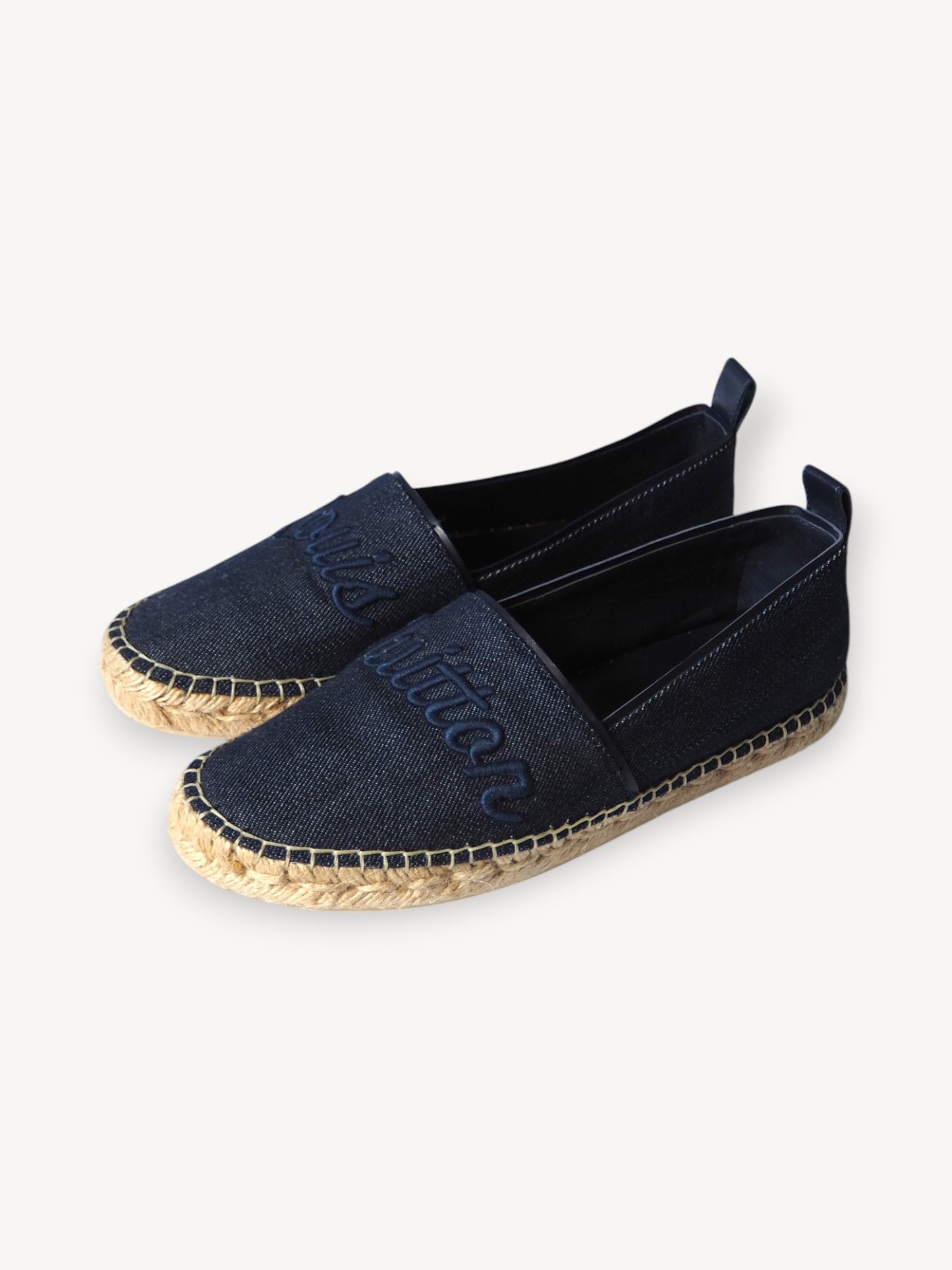 LOUIS VUITTON DENIM WATERFALL ESPADRILLES