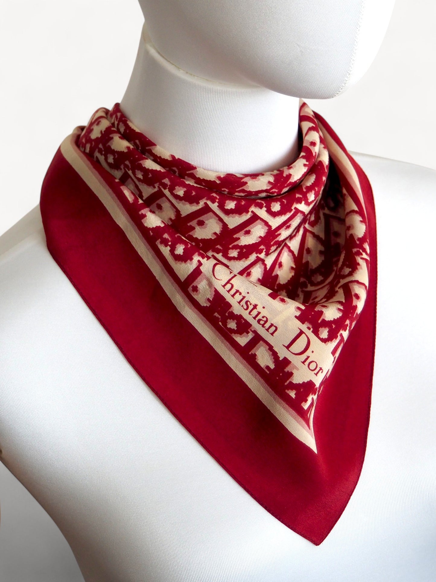 CHRISTIAN DIOR SILK SCARF