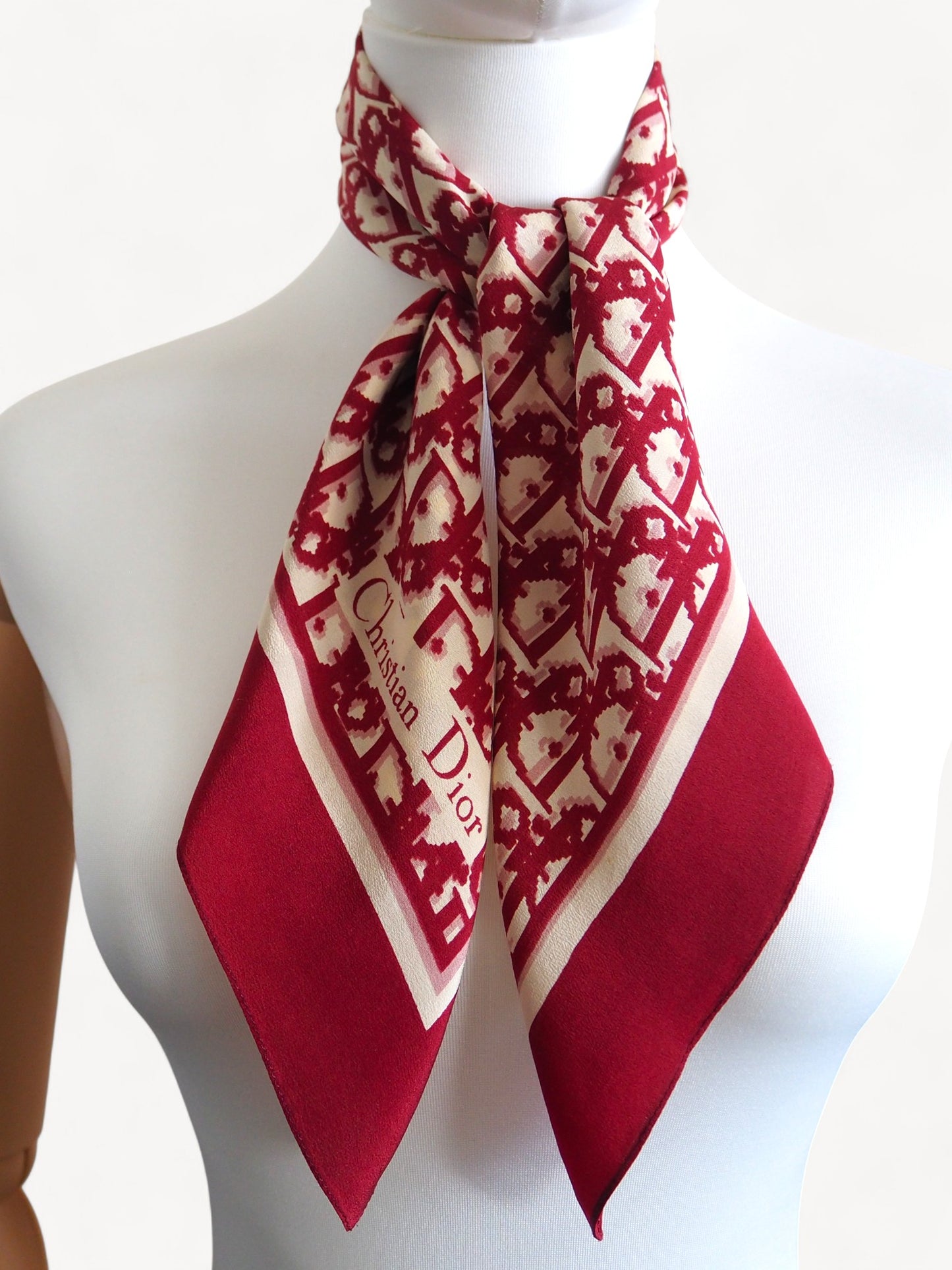 CHRISTIAN DIOR SILK SCARF
