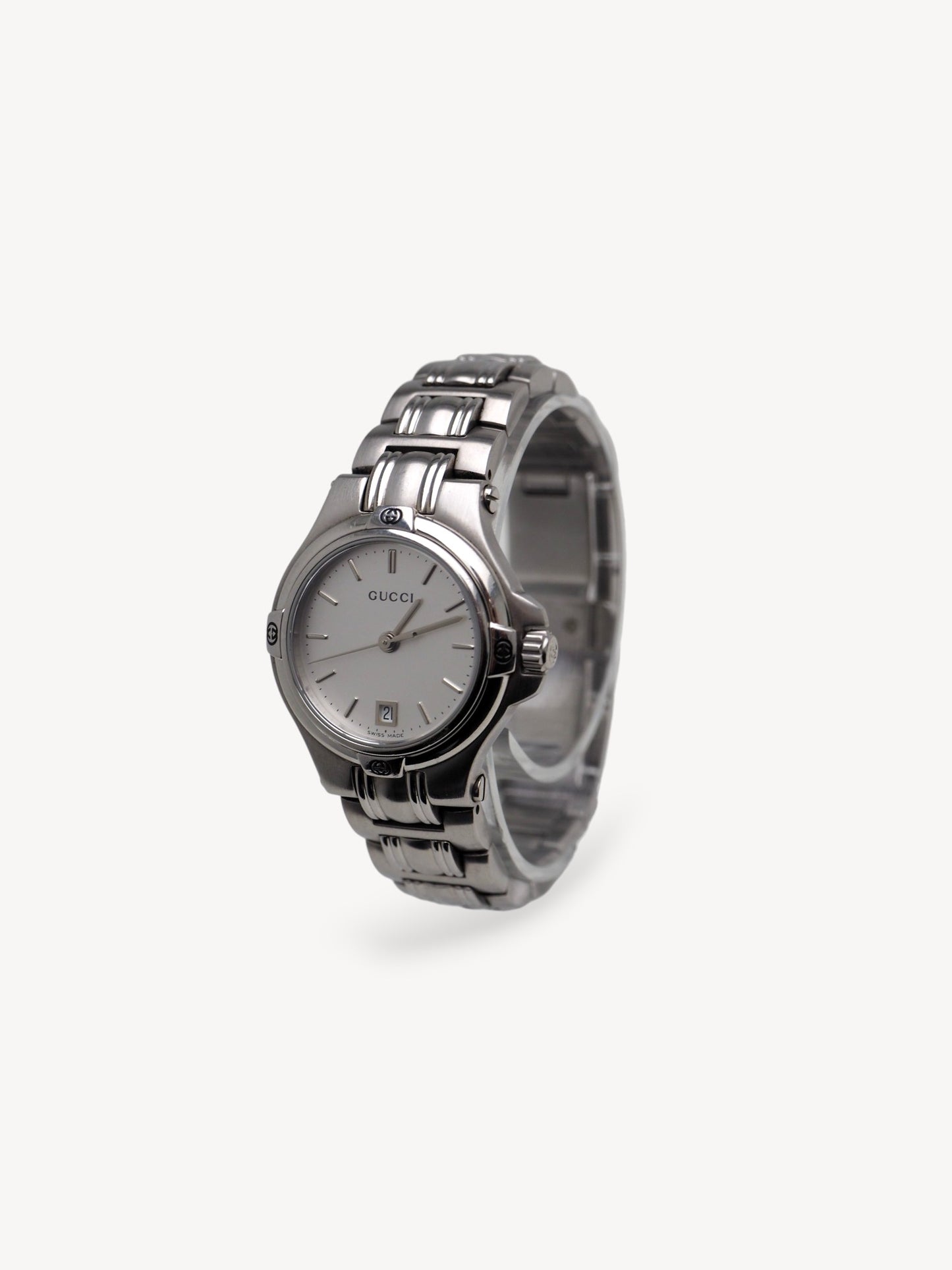 GUCCI 9040L WATCH SILVER