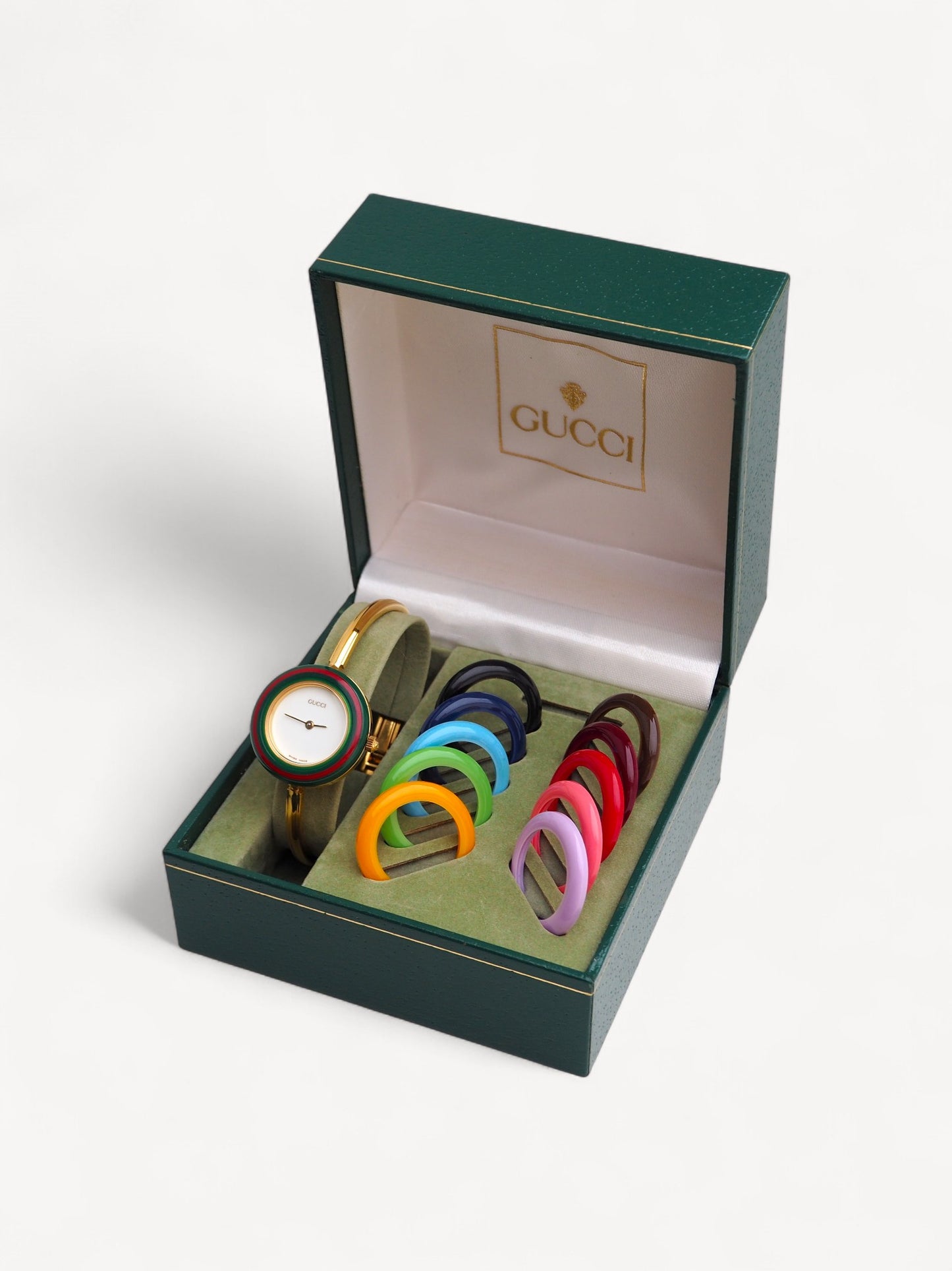 GUCCI INTERCHANGEABLE BEZEL WATCH
