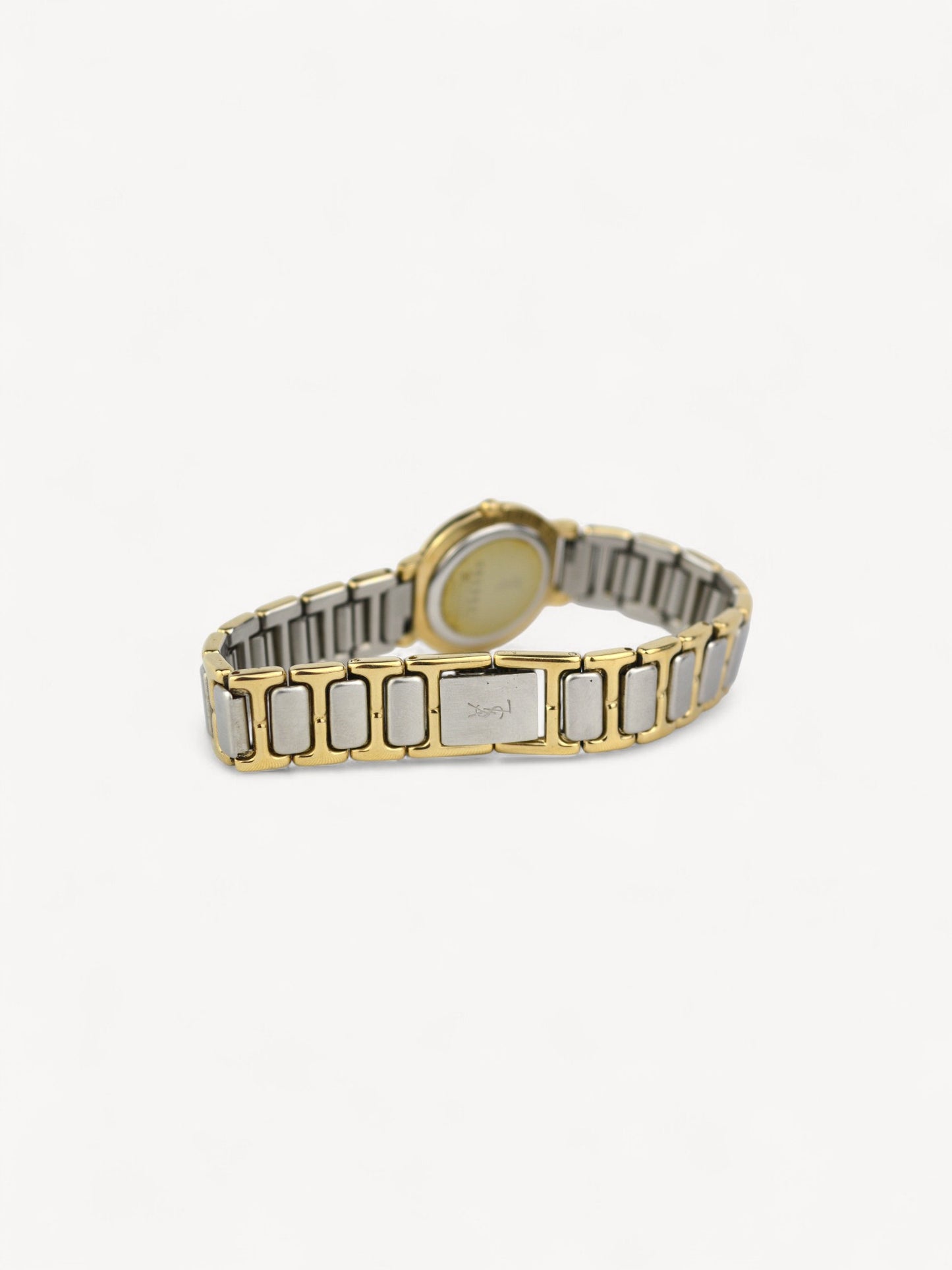 YVES SAINT LAURENT TWO-TONE WATCH
