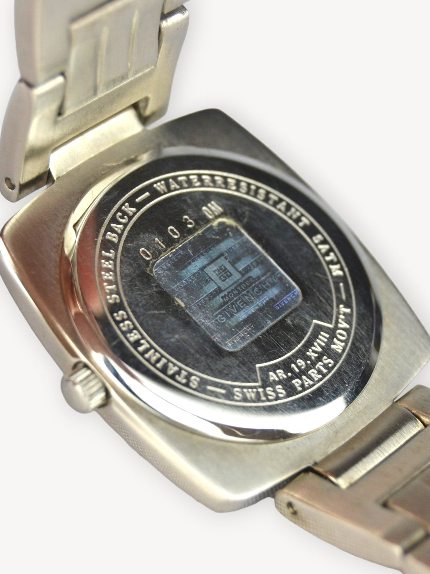 GIVENCHY WATCH SILVER
