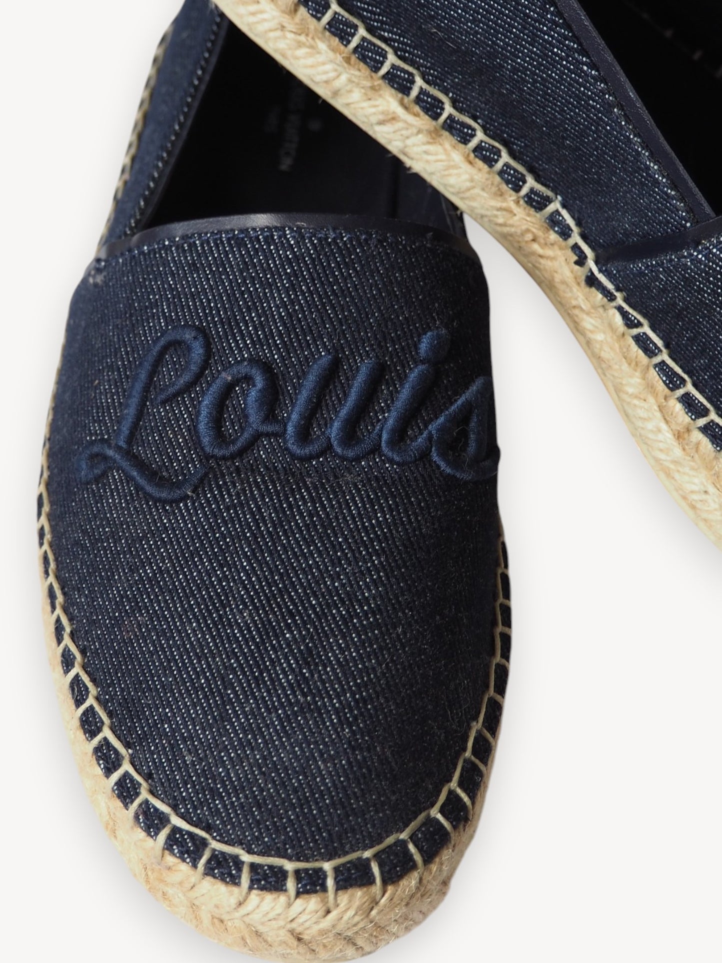 LOUIS VUITTON DENIM WATERFALL ESPADRILLES