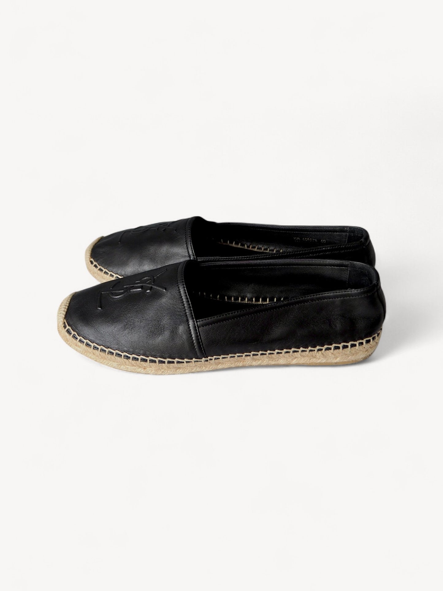 YVES SAINT LAURENT CASSANDRE ESPADRILLES 40
