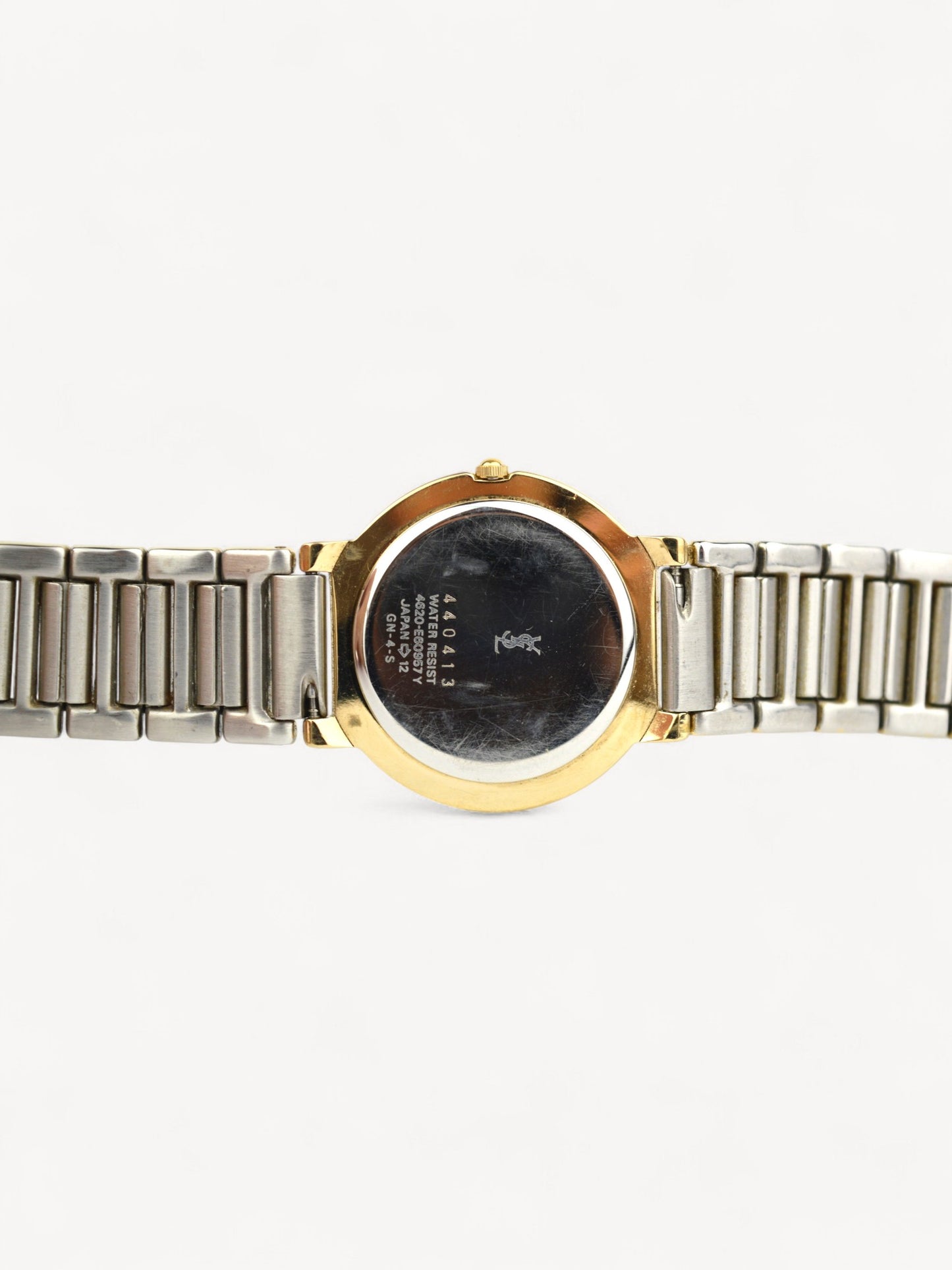 YVES SAINT LAURENT TWO-TONE WATCH