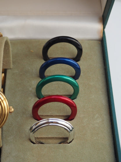 GUCCI INTERCHANGEABLE BEZEL WATCH