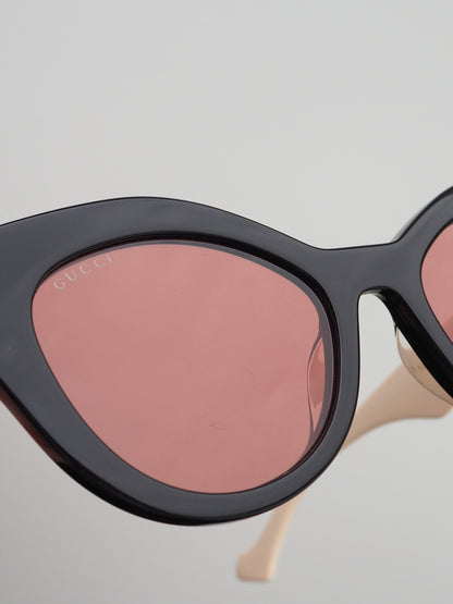 GUCCI GG0957S 004 SUNGLASSES CAT EYE SUNGLASSES