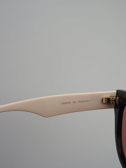 GUCCI GG0957S 004 SUNGLASSES CAT EYE SUNGLASSES